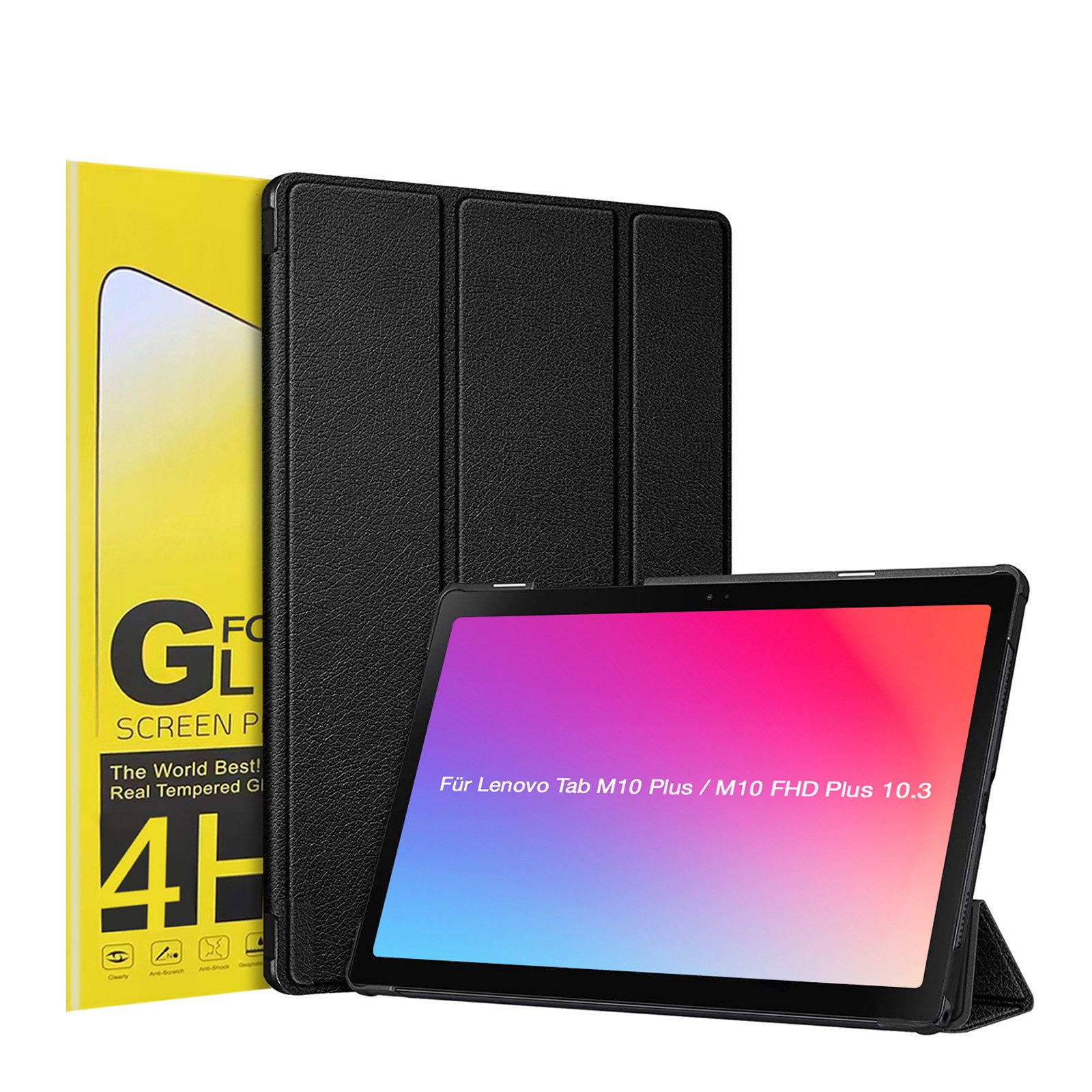 Tec-Expert Tablet-Hülle Tablet Cover Hülle für Lenovo Tab M10 Plus / FHD Plus 10,3 Zoll 2020 10.3 Zoll, 10.3, Schutzhülle Klapphülle Tasche Case