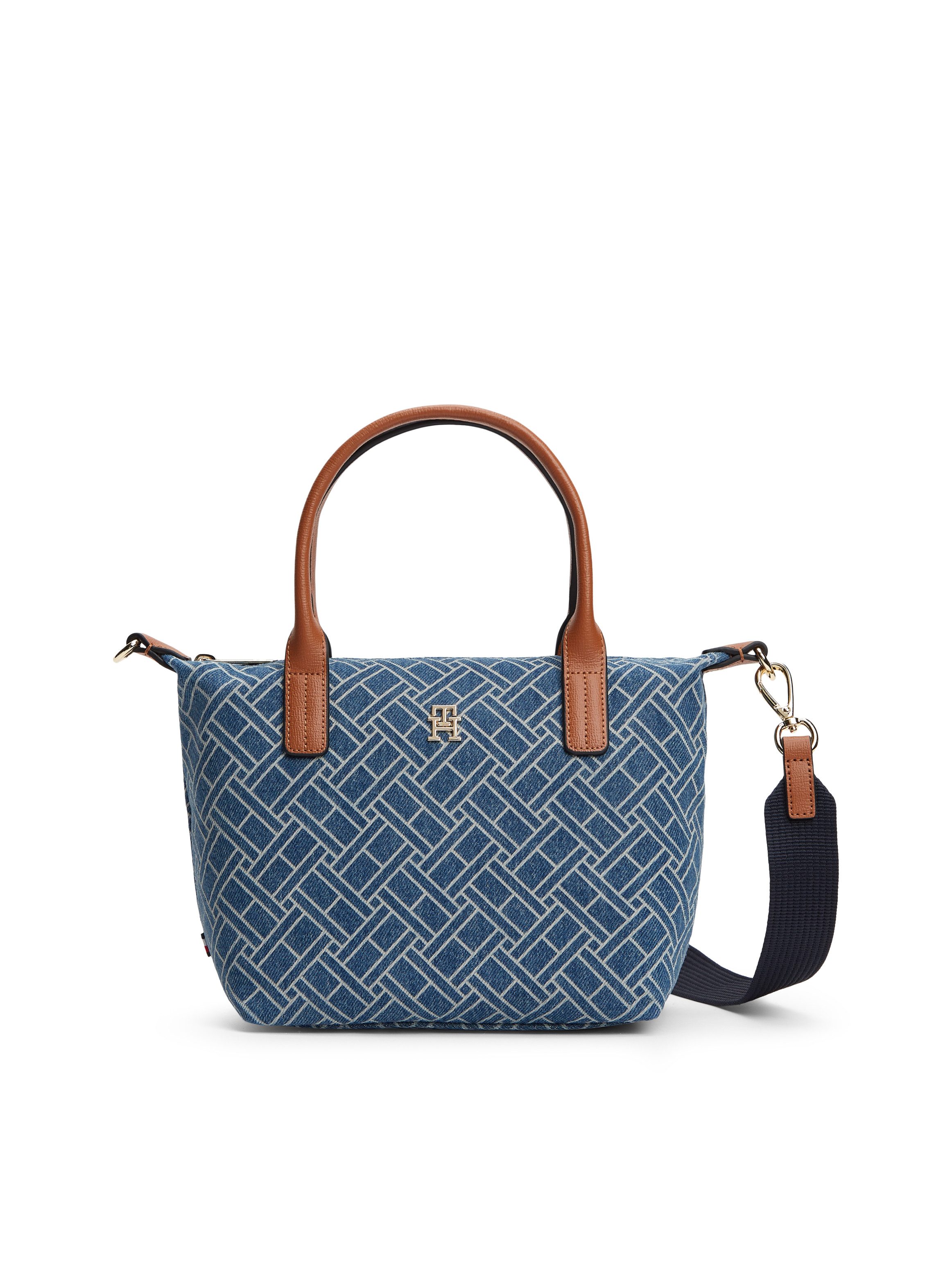 Tommy Hilfiger Tragetasche POPETTE MINI TOTE DENIM FLAG, Damen Umhängetasch günstig online kaufen