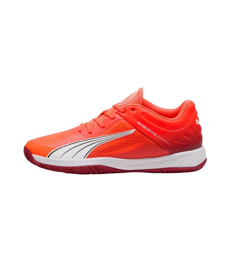 PUMA Hallen-Indoorschuhe Accelerate Turbo 2025 rot Herren Badmintonschuh
