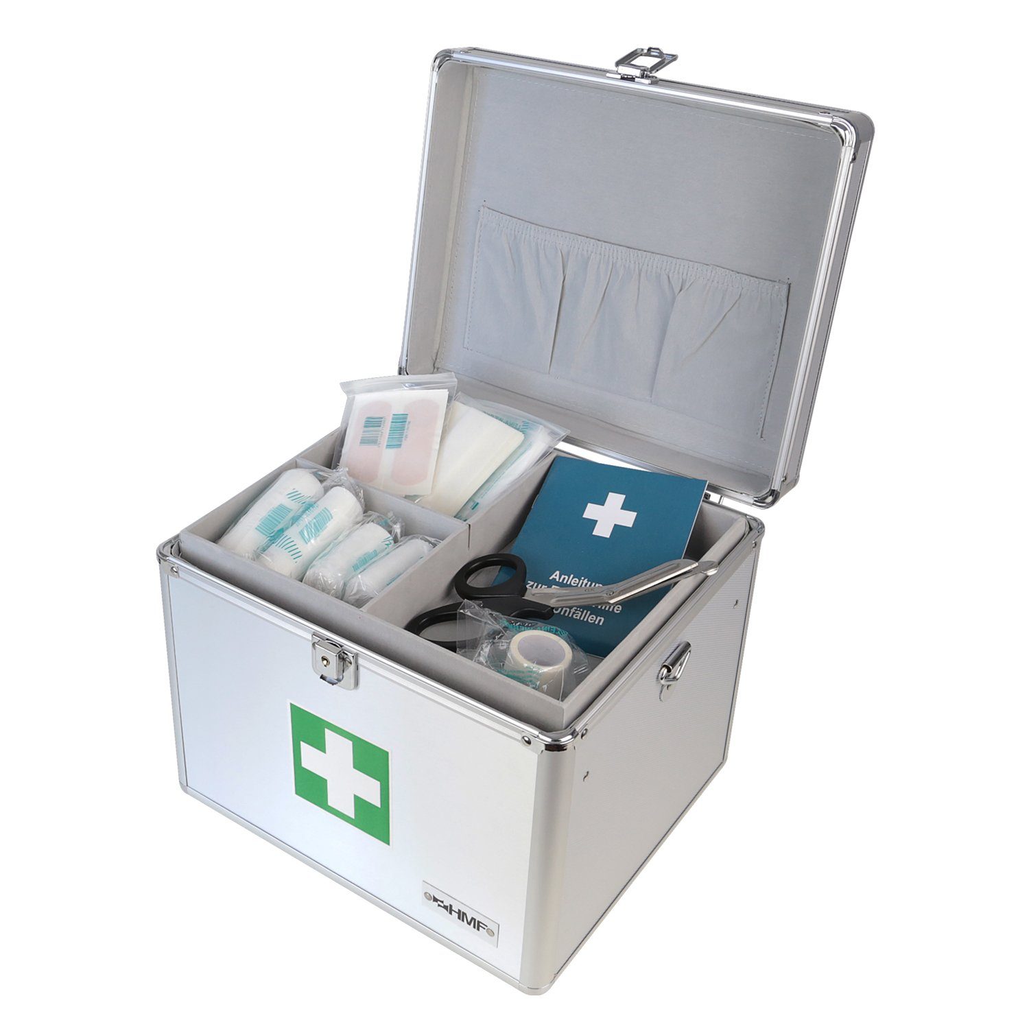 Hilfe Arztkoffer Tragegriff, erkennbarer Erste cm HMF mit 30x25x25 Erstversorgung Erste-Hilfe für Koffer Koffer, Medizinschrank