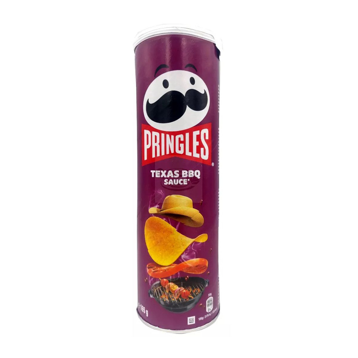 Pringles Knabberei, Pringles Texas BBQ Sauce Stapelchips mit Barbecue Geschmack 165g