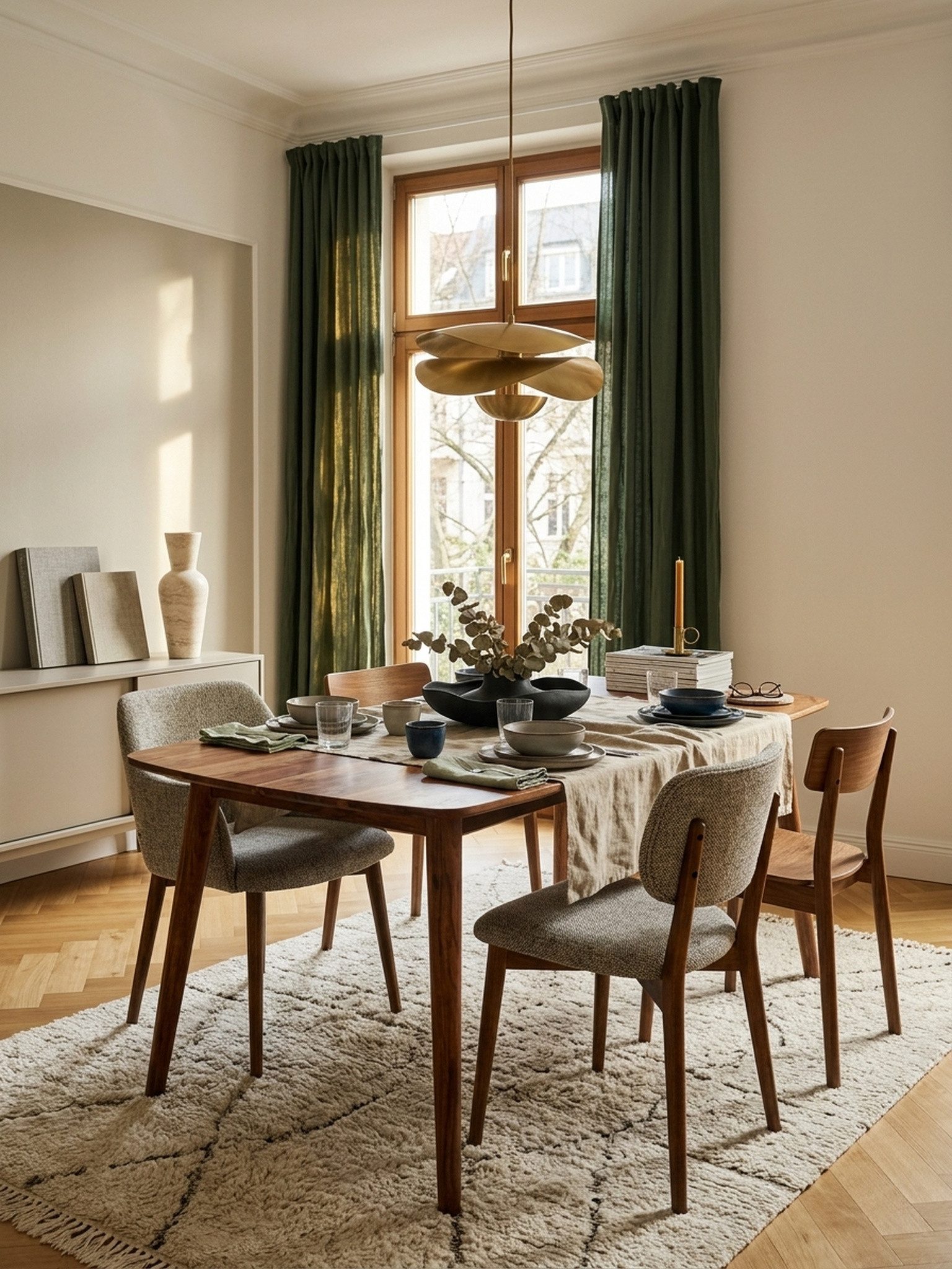 KADIMA DESIGN Esstisch Moderner Landhausstil Esszimmertisch, Zeitlose Eleganz