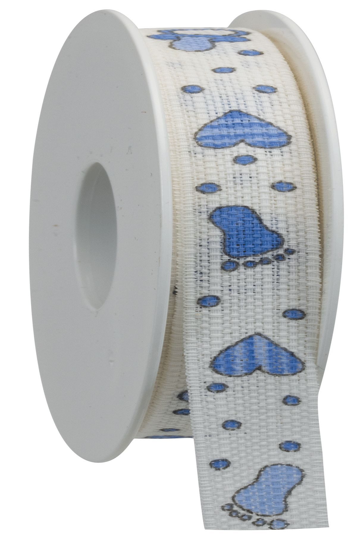 Goldina Loy GmbH + Co KG Geschenkpapier Taftband Babywelt 3,5m, Hellblau