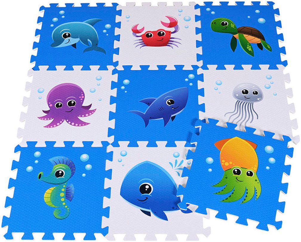 Knorrtoys® Puzzle Meereswelt, 9 Puzzleteile, Puzzlematte, Bodenpuzzle günstig online kaufen