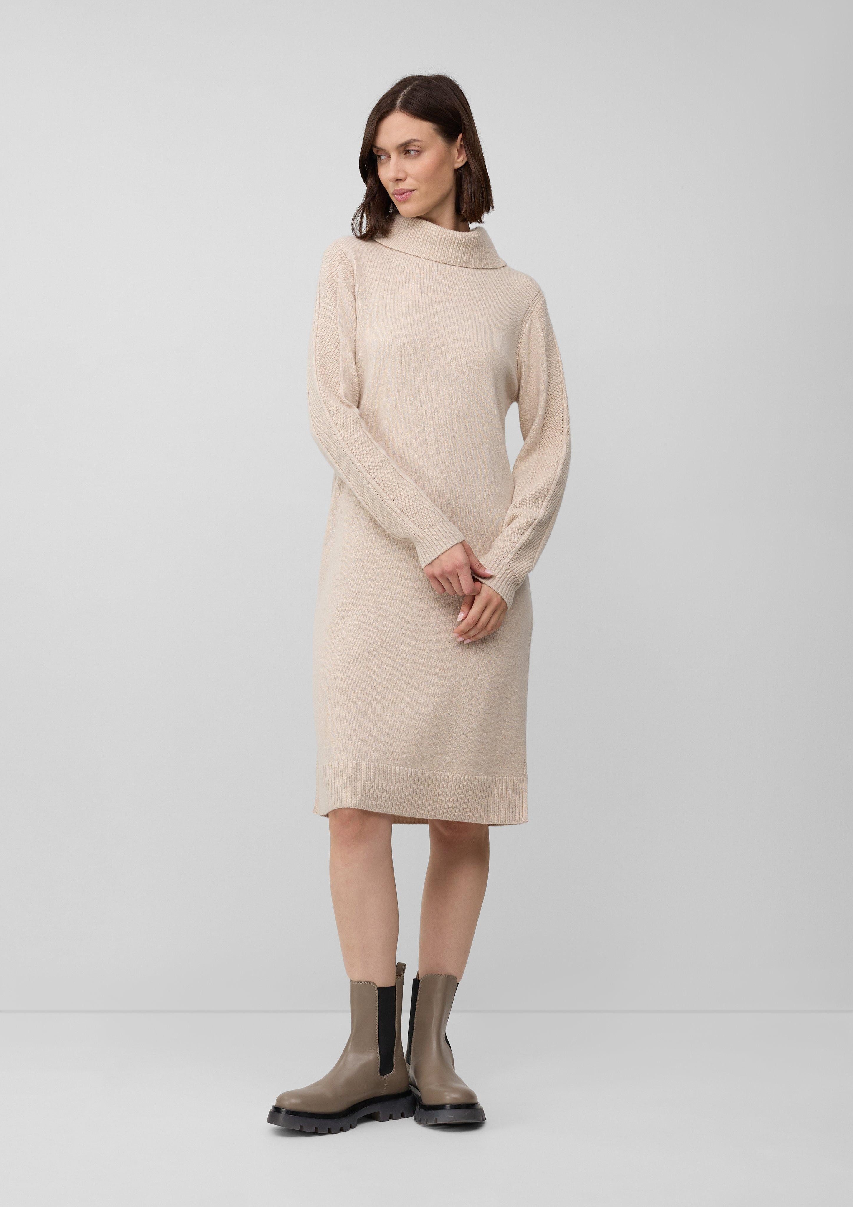 s.Oliver BLACK LABEL Minikleid Gestricktes Midikleid günstig online kaufen