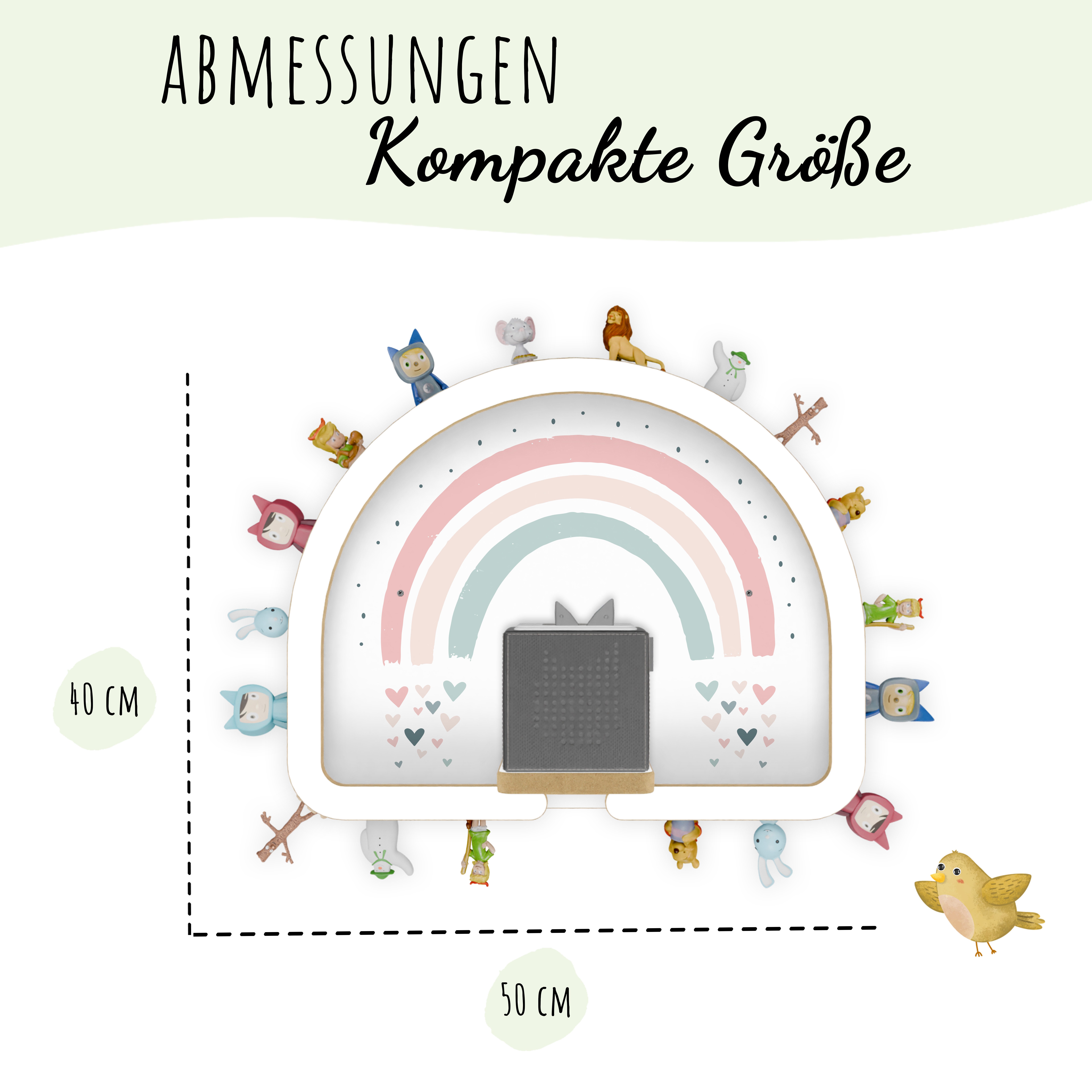 Holzura Kinderregal Tonie Regal Regenbogen mit günstig online kaufen