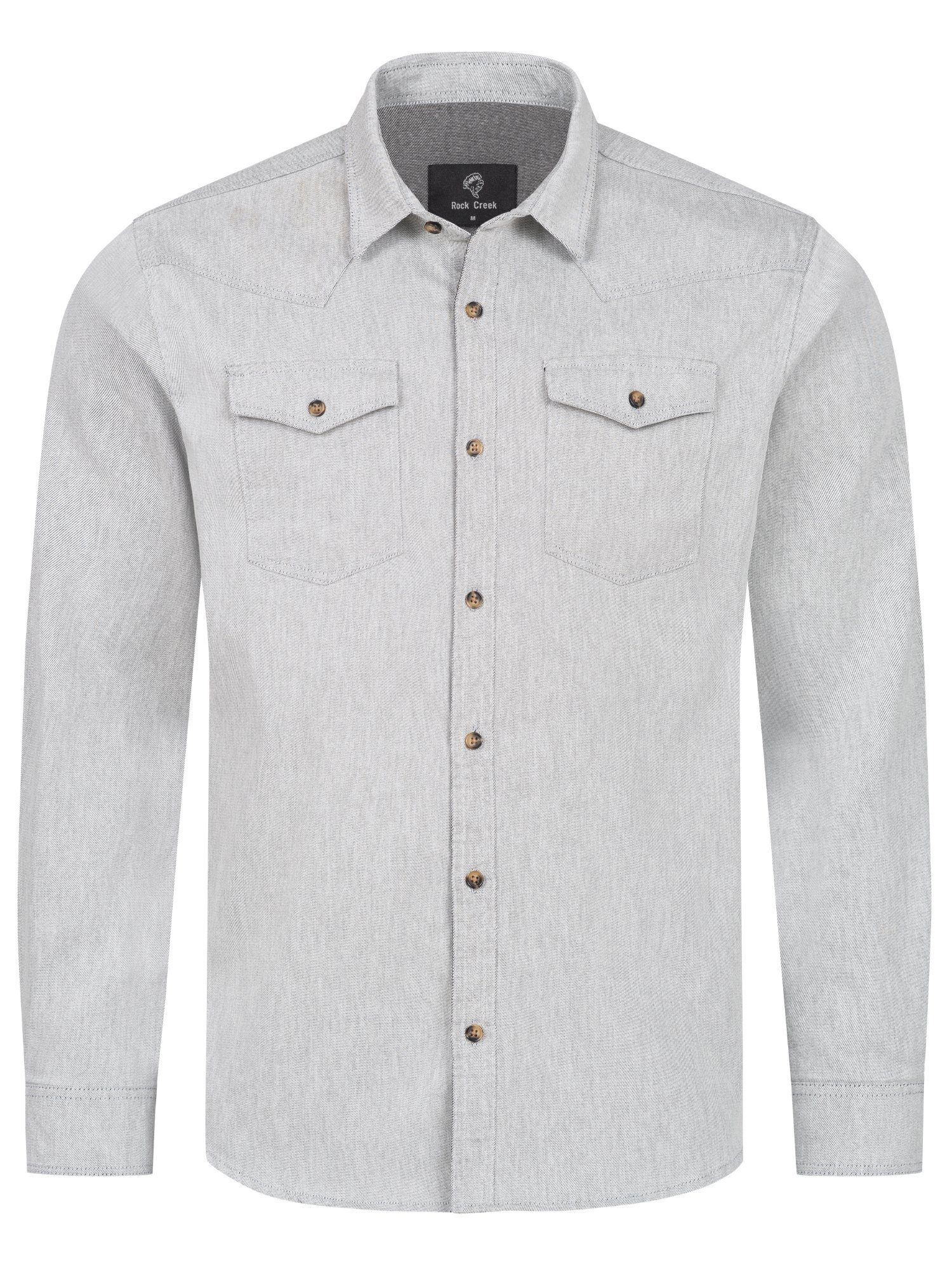 Rock Creek Jeanshemd Herren Jeanshemd mit günstig online kaufen