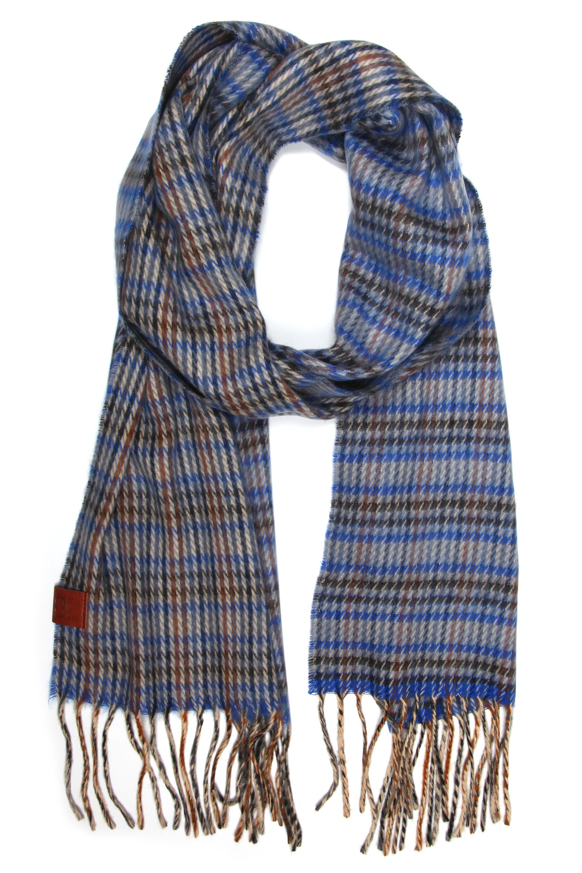 COLLEZIONE ALESSANDRO Wollschal Mailand, (1-St), elegant gemustert, Made in günstig online kaufen