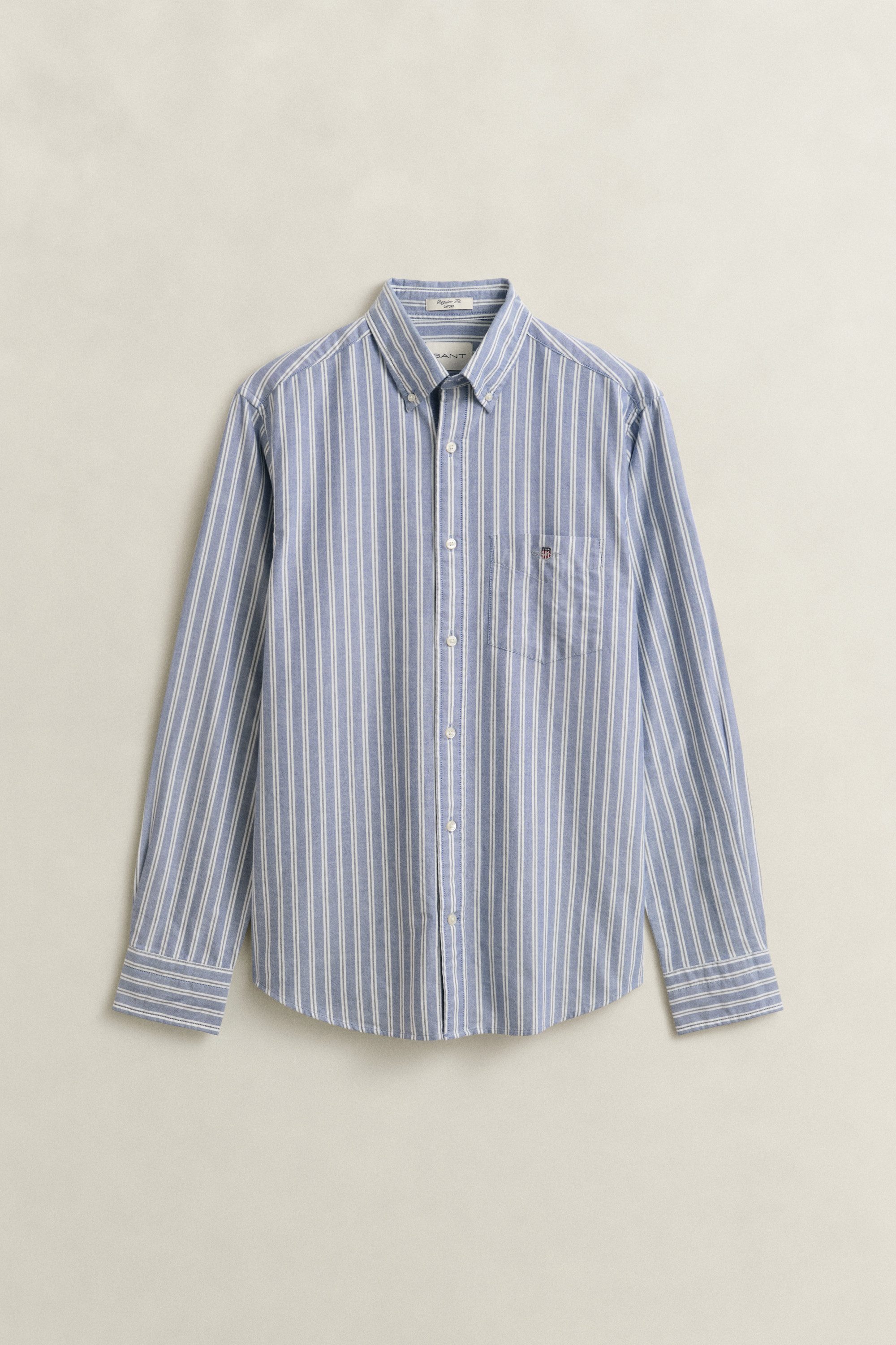 Gant Langarmhemd REGULAR CLASSIC OXFORD STRIPE SHIRT Regular fit mit Streifenmuster