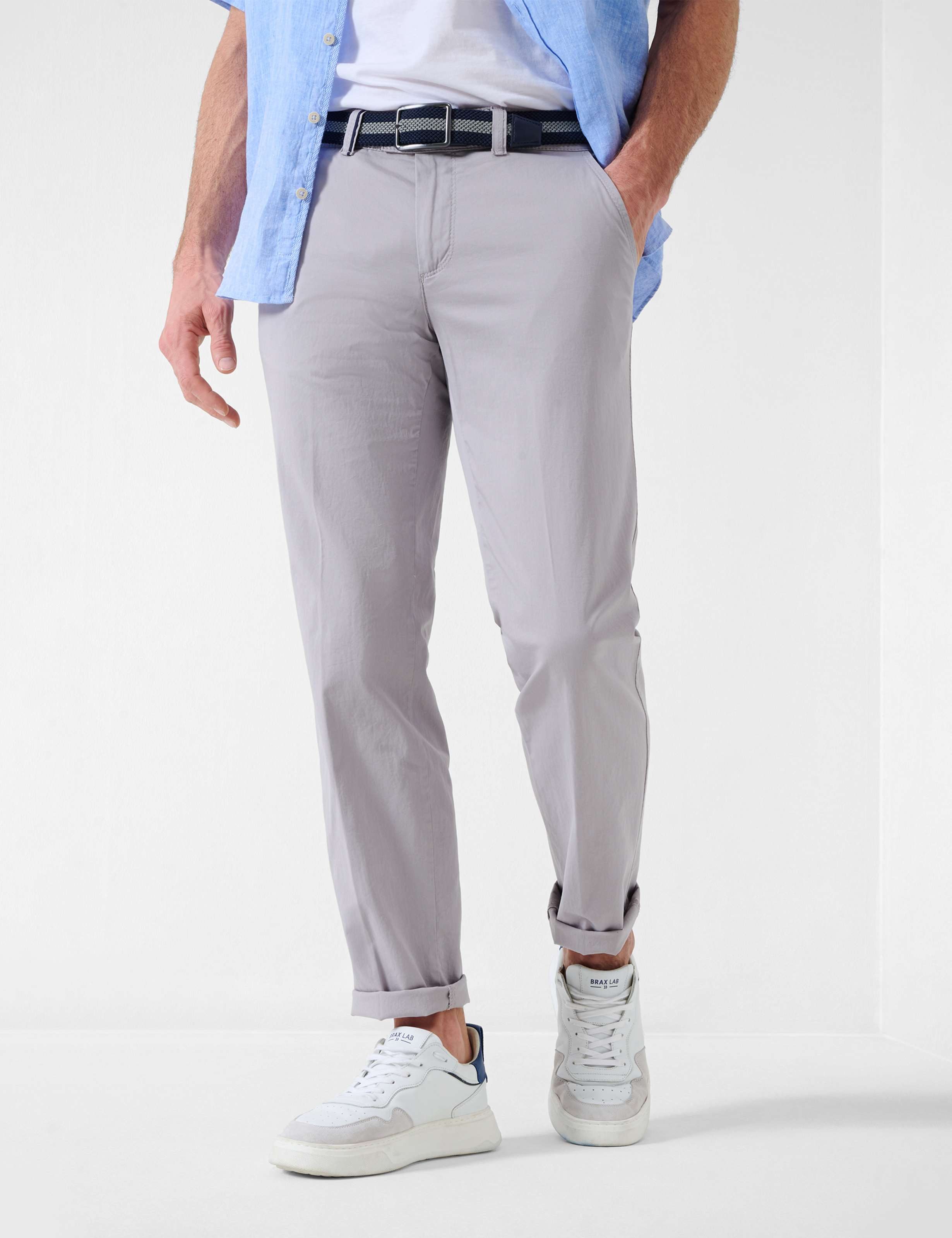 Eurex By Brax Corduroy broek, model 'JIM' in groen online kopen | P&C