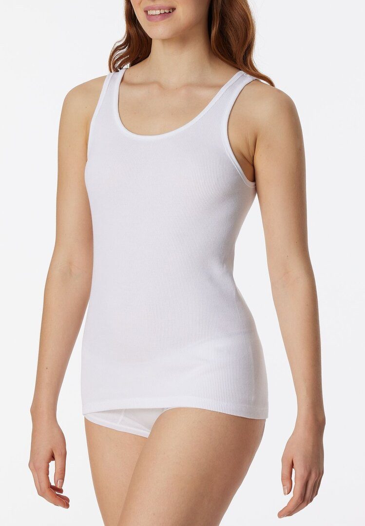 SCHIESSER REVIVAL Unterhemd Greta (Doppelpack) 100% Organic Cotton