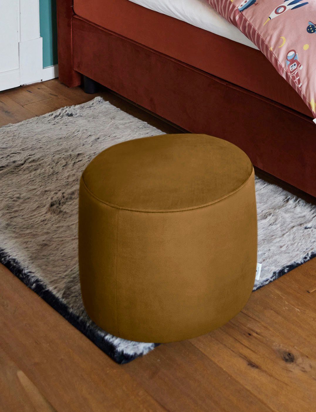 TOM TAILOR HOME Pouf DROP PURE, ø 50 cm