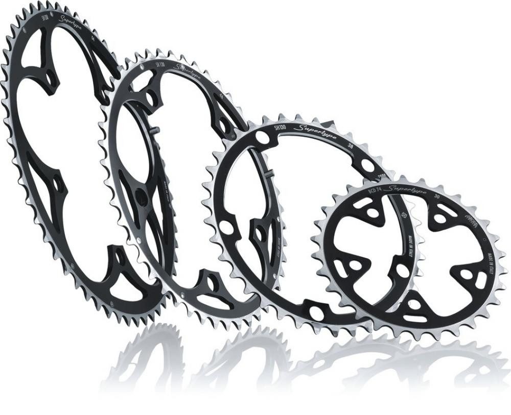 Miche Kettenschaltung Miche Kettenblatt Supertype BCD 135CA innen 44Z schwarz 9/10fach Campa