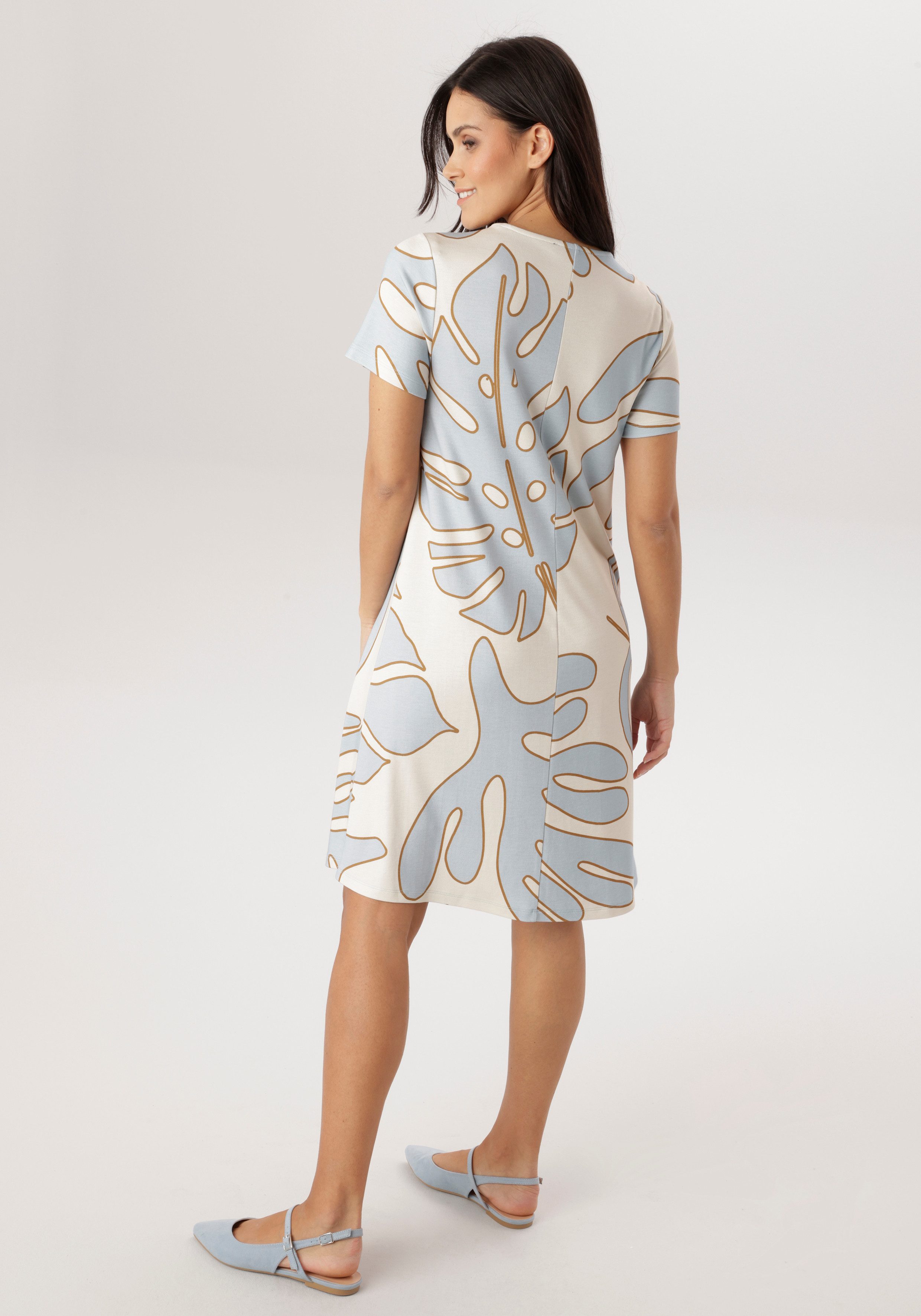 Aniston SELECTED Jerseykleid in leichter A-Linien-Form - NEUE KOLLEKTION