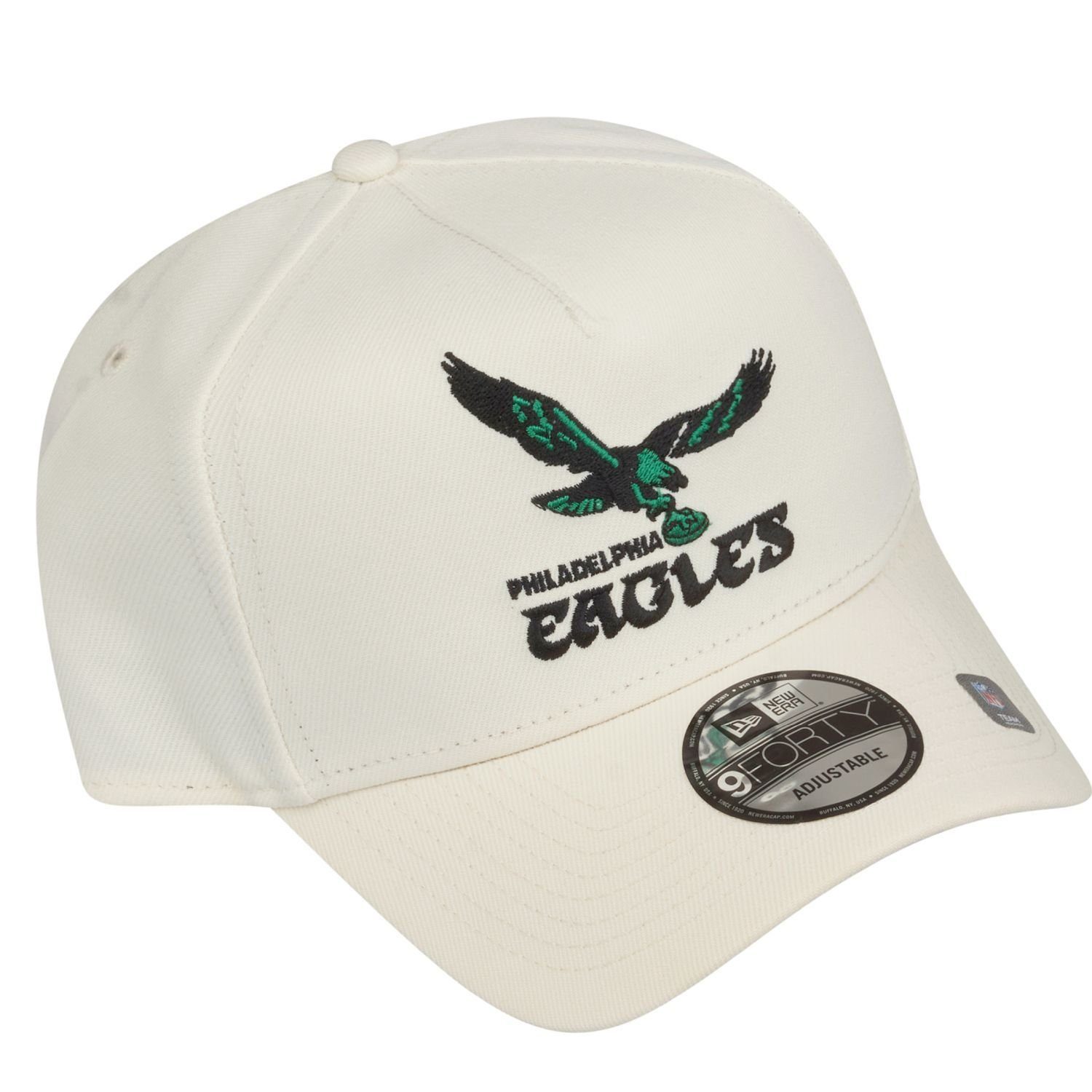 New Era Eagles AFrame Trucker 9Forty white Philadelphia TEAMS Retro chrome Cap NFL Trucker