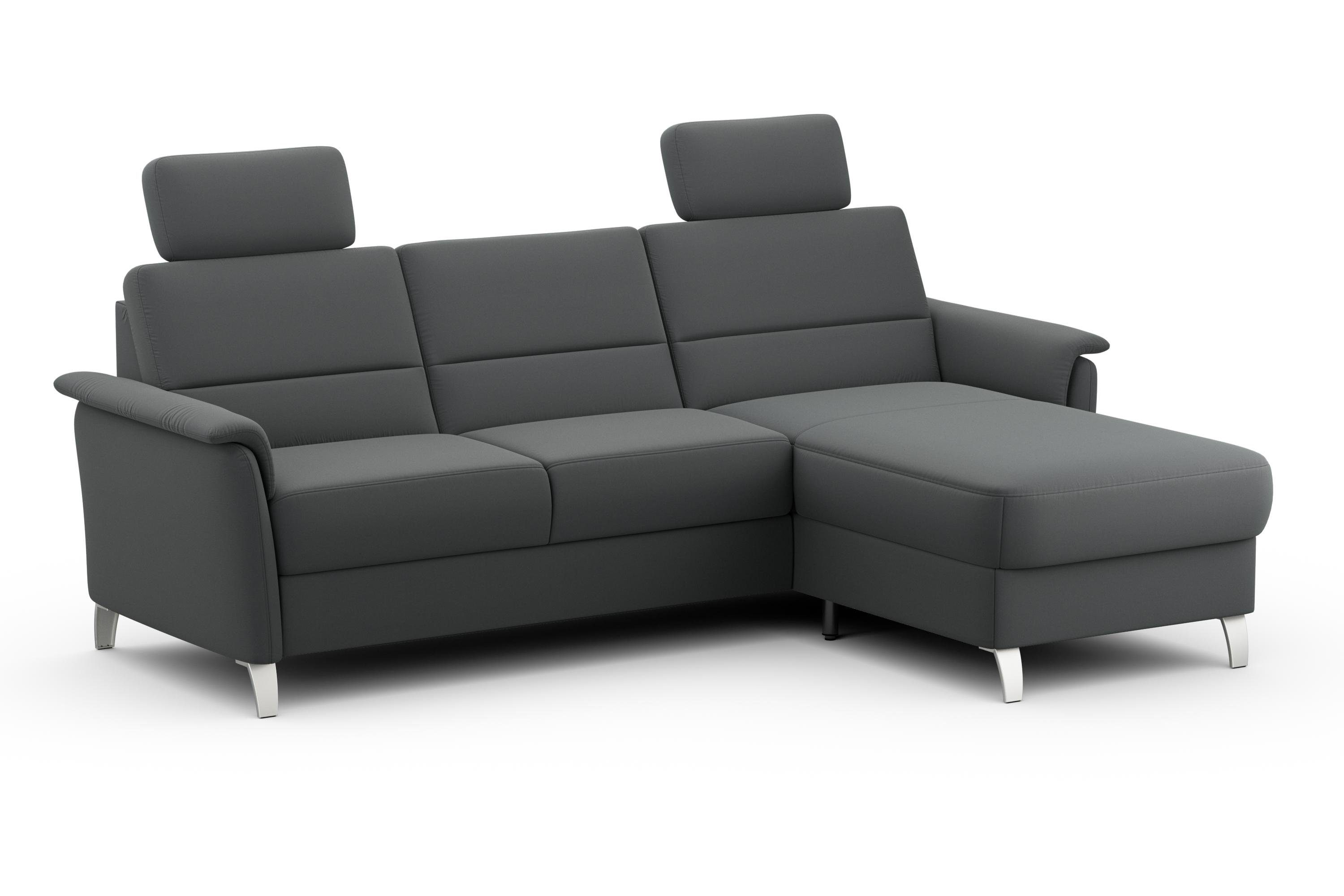 sit&more Ecksofa "Palmera L-Form, B: 244 cm", optional Bettfunktion & Bettk günstig online kaufen