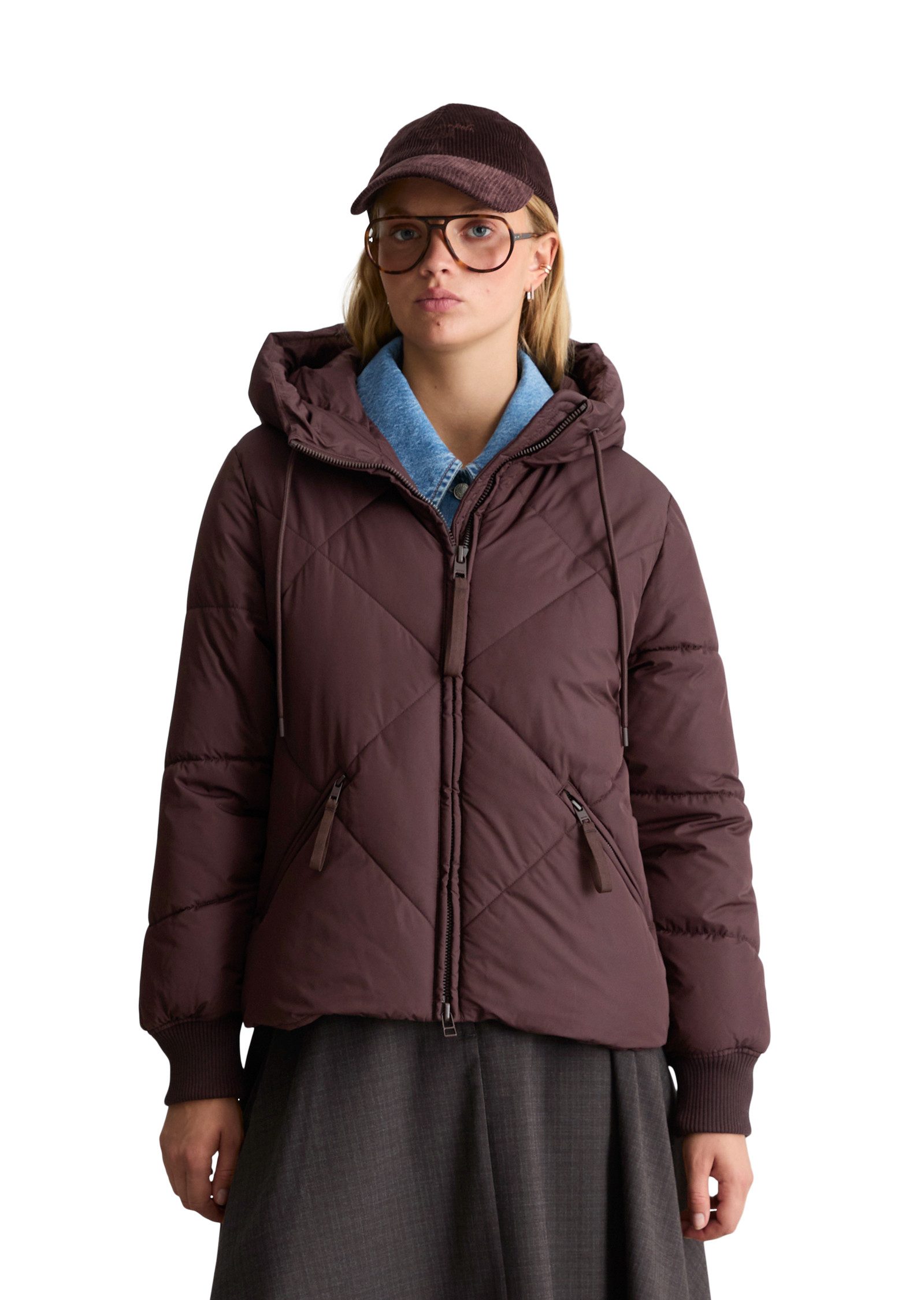 Marc O'Polo DENIM Outdoorjacke aus recyceltem Polyester