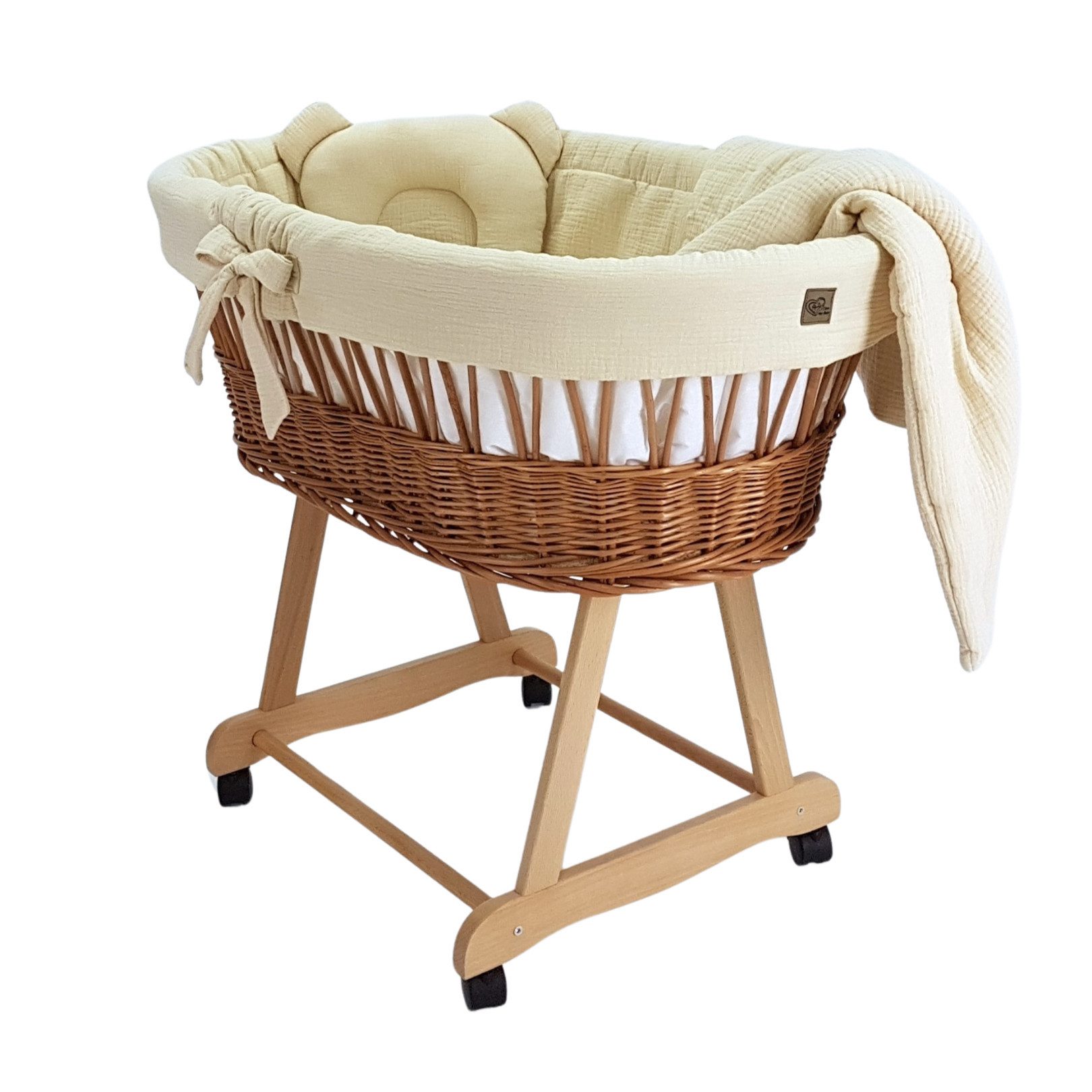 Babymajawelt Babybettwäsche MUSSELIN Ersatz Bett Set (NUR Stoff Ausstattung günstig online kaufen