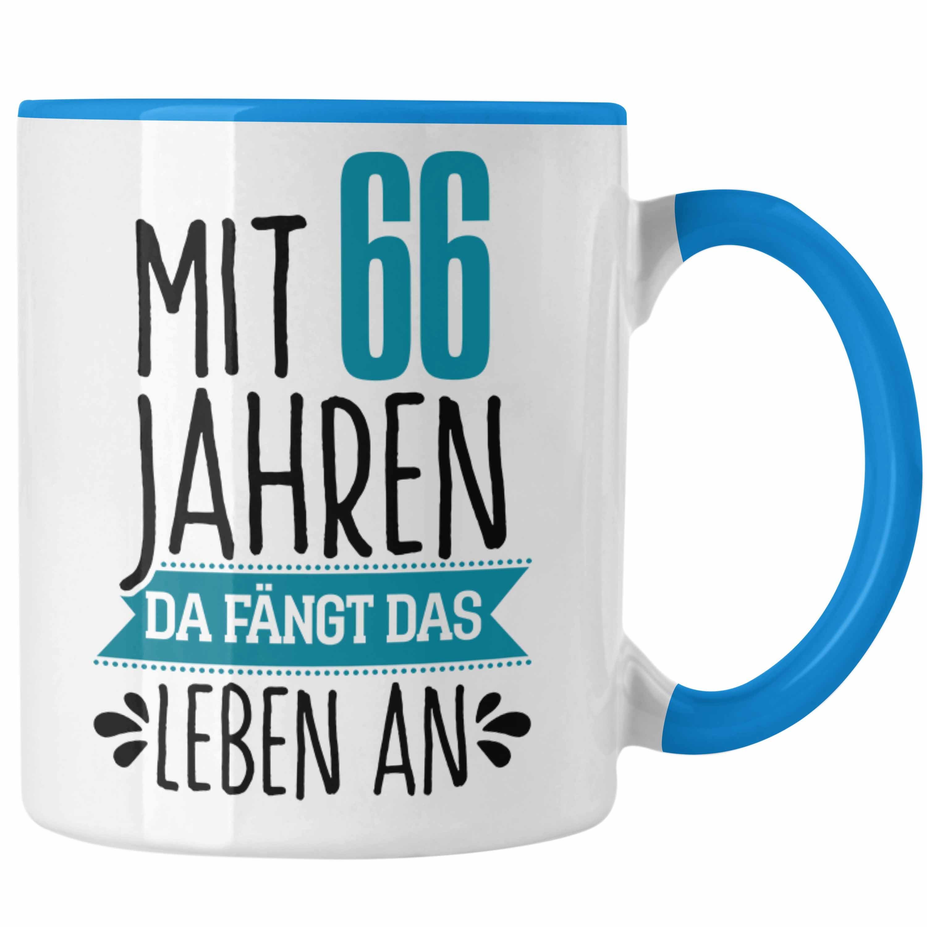 Trendation Tasse Trendation - Lustiges Geschenk 66. Geburtstag für Männer und Frauen T