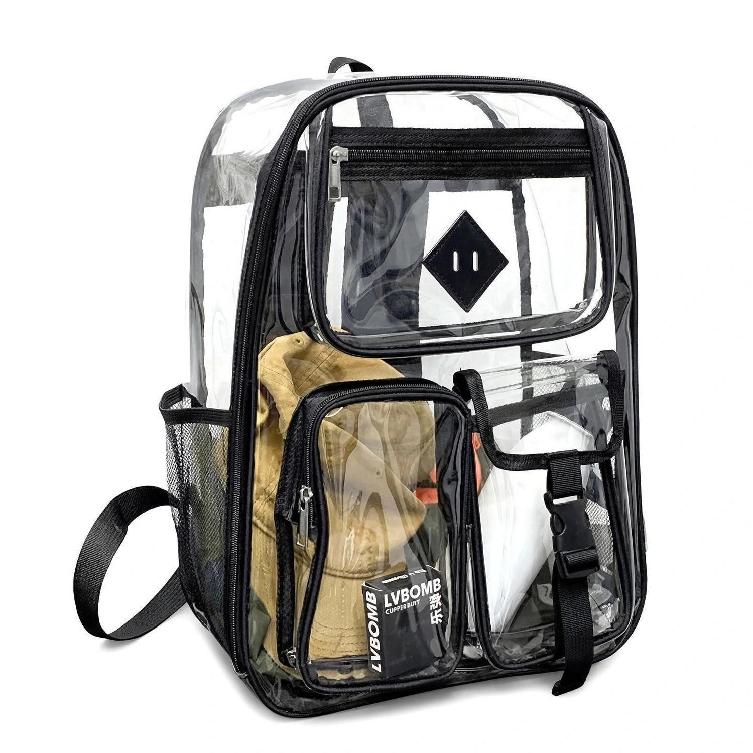 LuxusKollektion Schulrucksack Transparenter Rucksack Groß Kapazität