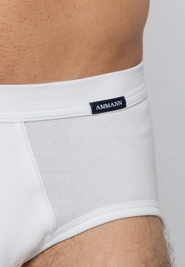 Ammann Slip 4er Pack Organic Cotton Feinripp (Spar-Set, 4-St) Slip / Unterhose - Baumwolle - Mit Eingriff - Feinripp Qualität