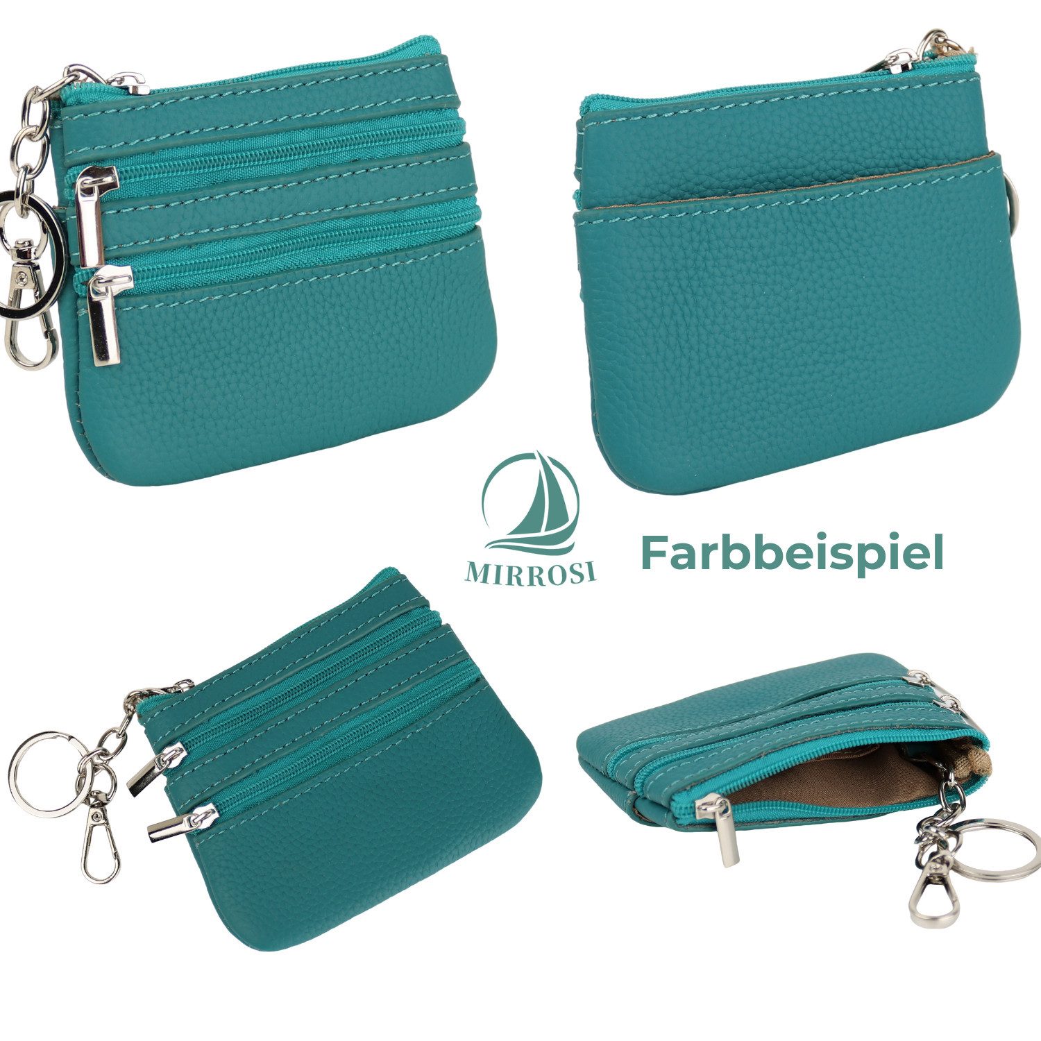 MIRROSI Schlüsseltasche UNISEX Echtleder – 1 günstig online kaufen