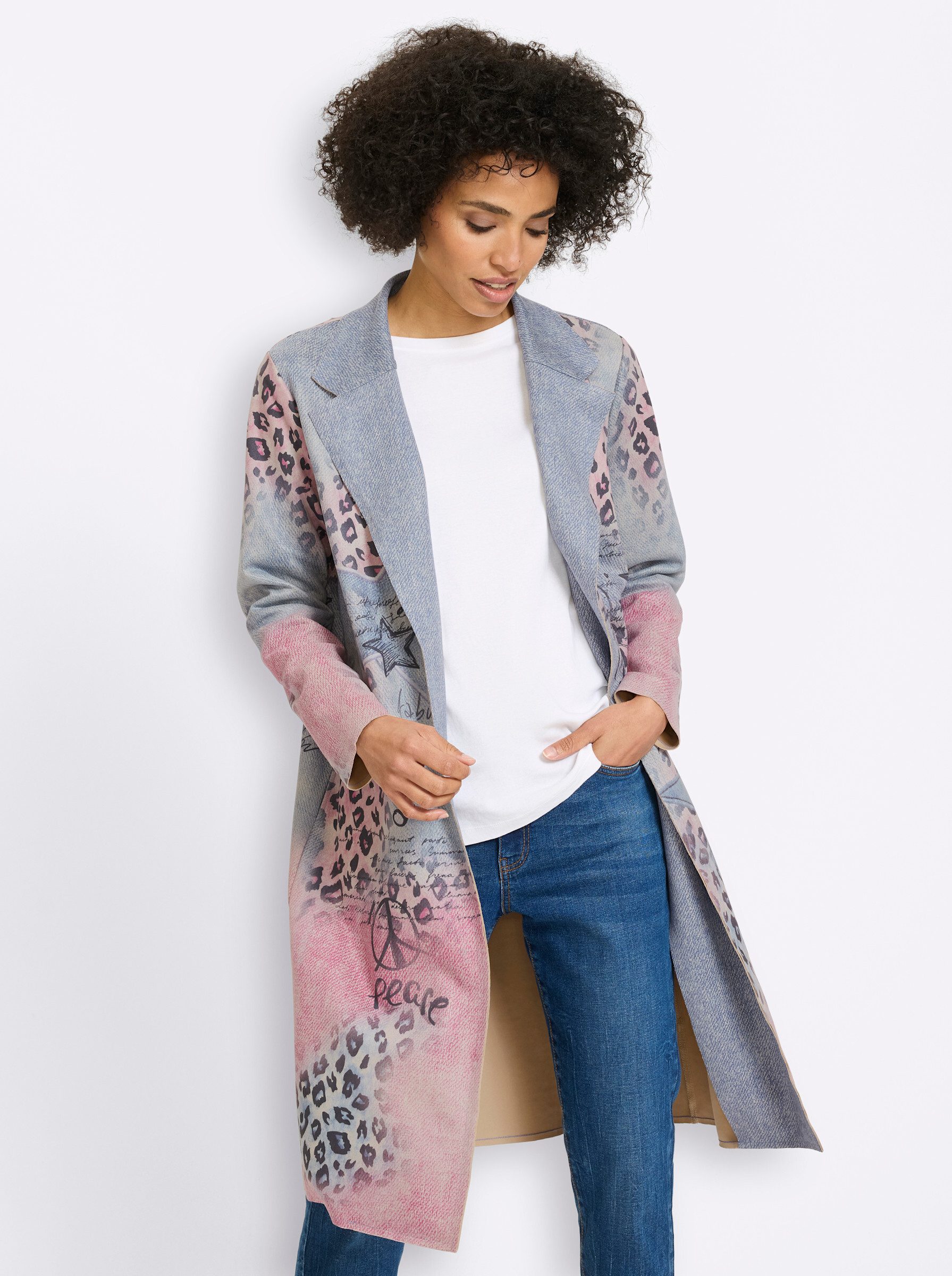 heine Shirtjacke Shirtjacke Langarm