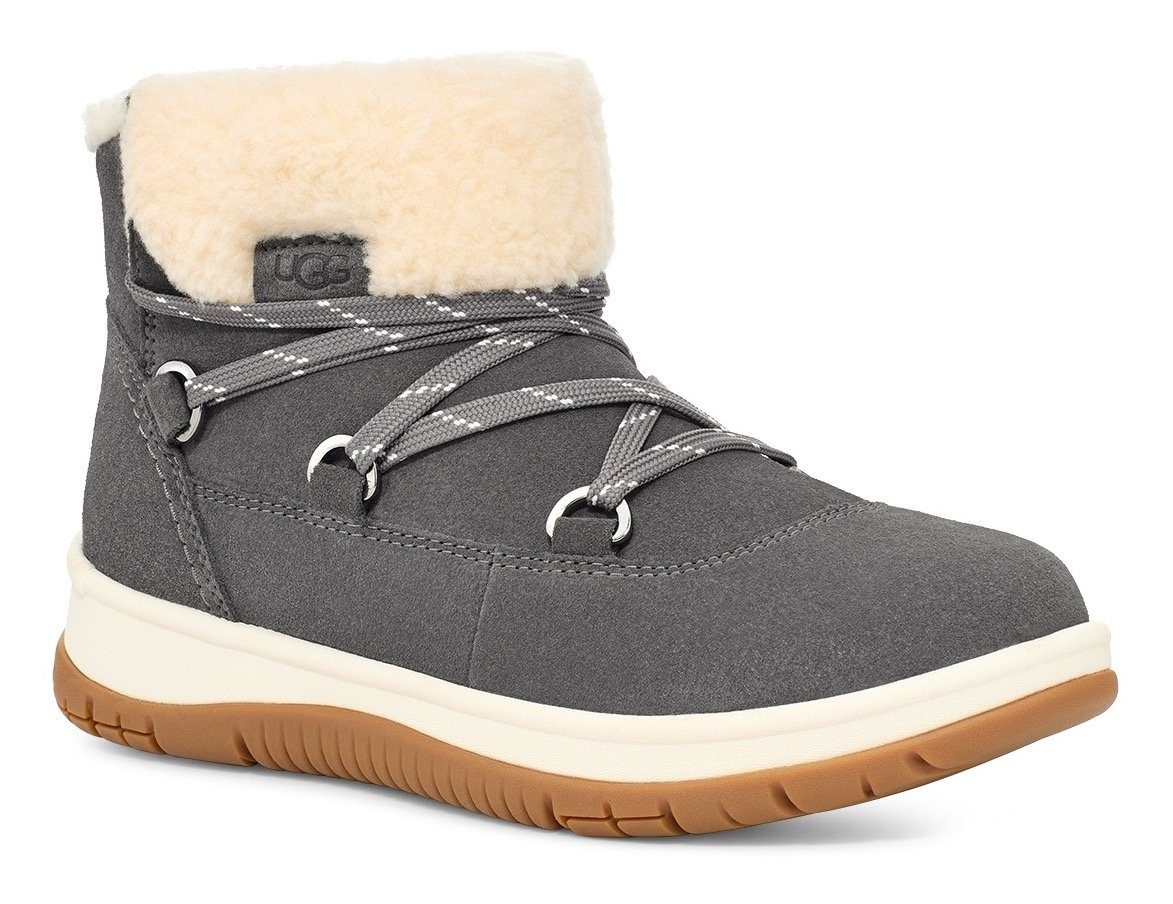 HERITAGE LAKESIDER LACE Winterboots grau Zierschnürung UGG mit