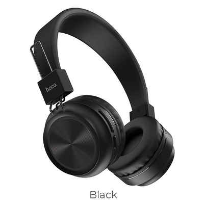 HOCO »Hoco Promise W25 Bluetooth Kopfhörer Klaren Klang mit tiefem Bass TF-Karte Aux 3.5mm Jack Anschluss« Bluetooth-Kopfhörer