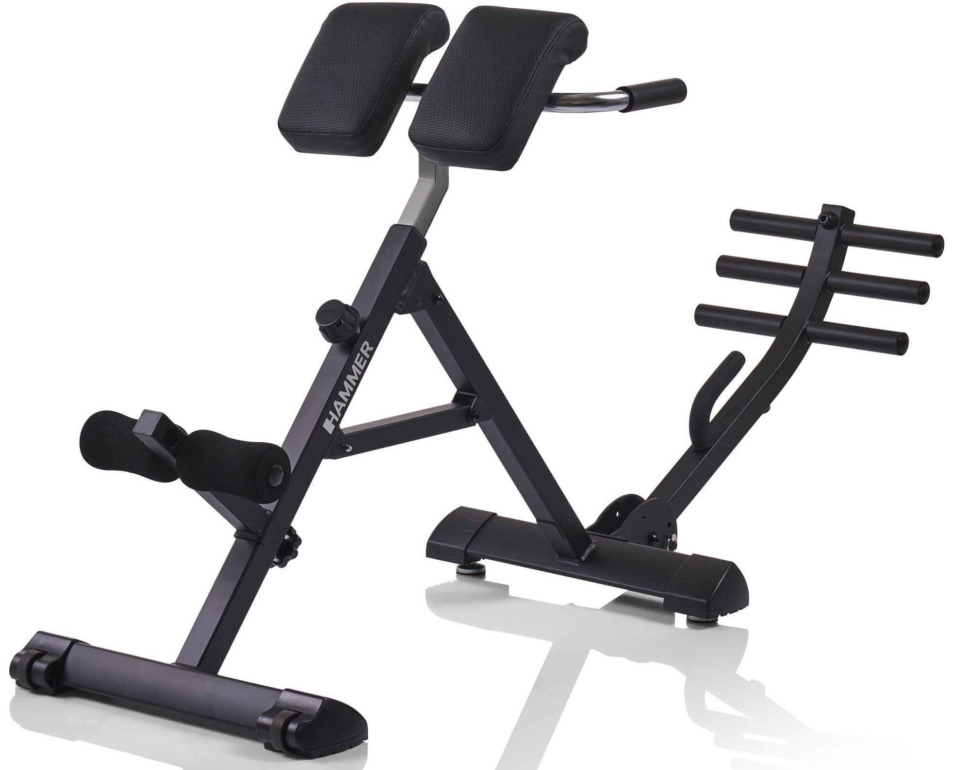 Hammer Trainingsstation Rückentrainer Tricon Flex, 3 in 1 Rücken-Komplett-Trainer