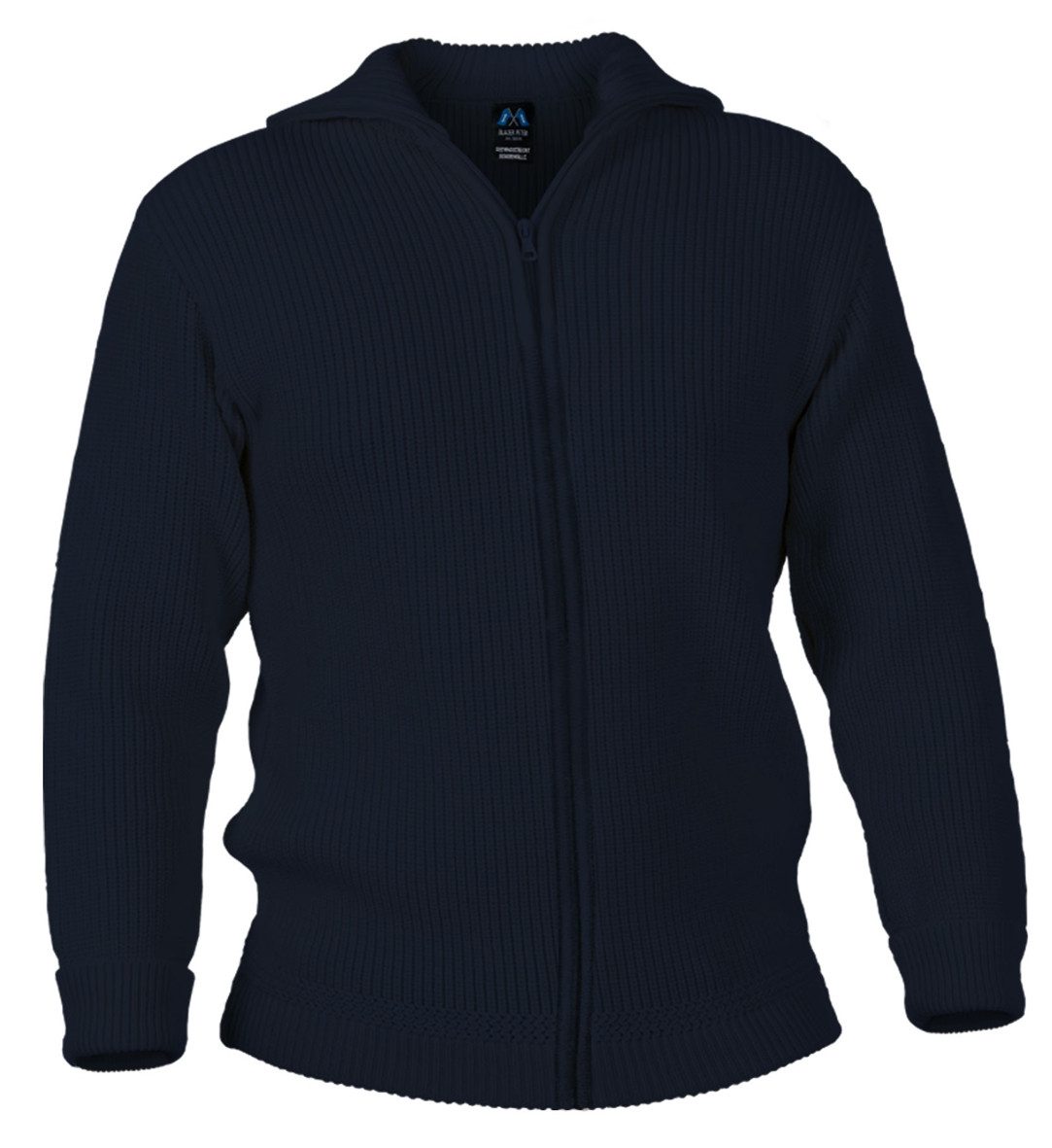 Blauer Peter Strickjacke aus Schurwolle mit günstig online kaufen