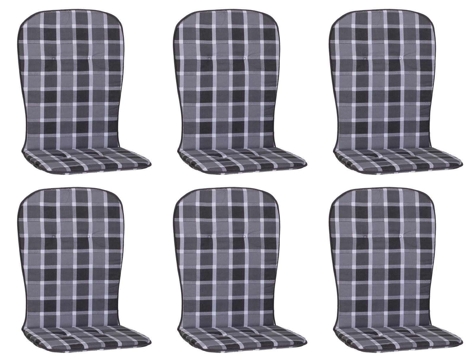 beo Polsterauflage Auflagen-Serie »KOS« Monoblockstuhl, (Set, 6 St., 6er Set)