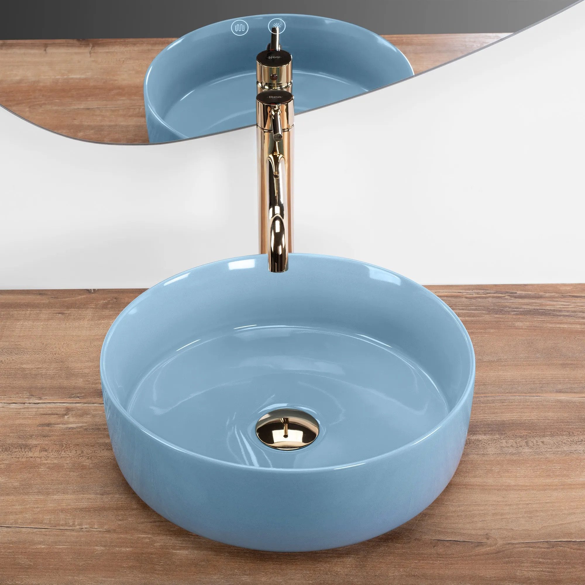 GTM Design Aufsatzwaschbecken Modern Waschbecken ohne günstig online kaufen