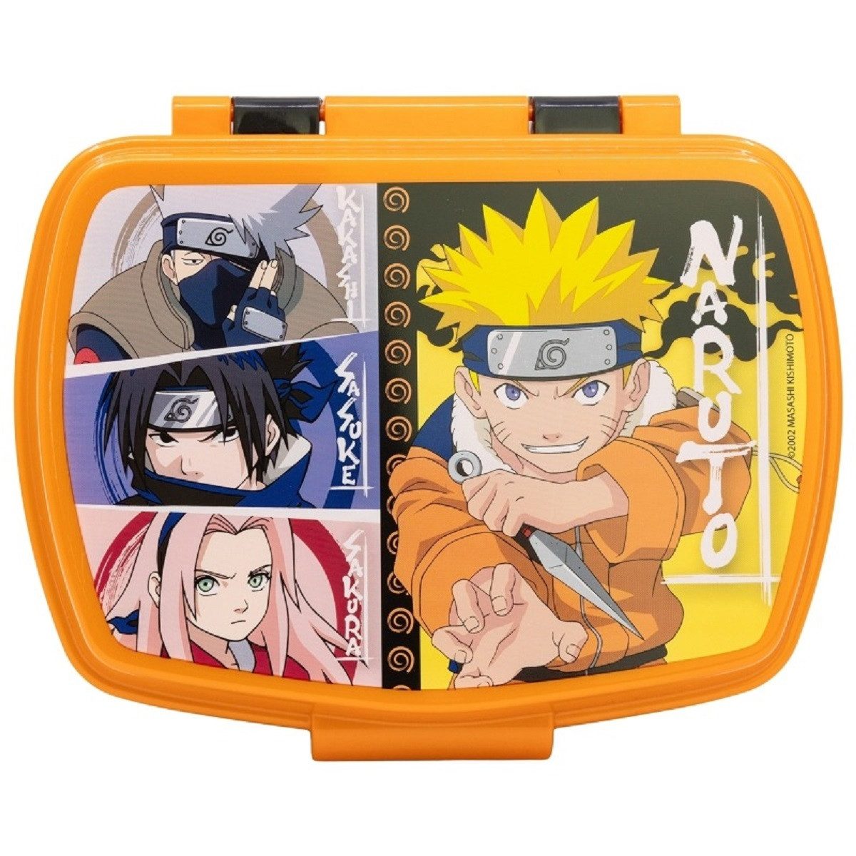 Stor Lunchbox Naruto Kinder Brotdose – Lunchbox Pausenbox Schulbrotbox, (Brotzeitdose), Brotzeitdose