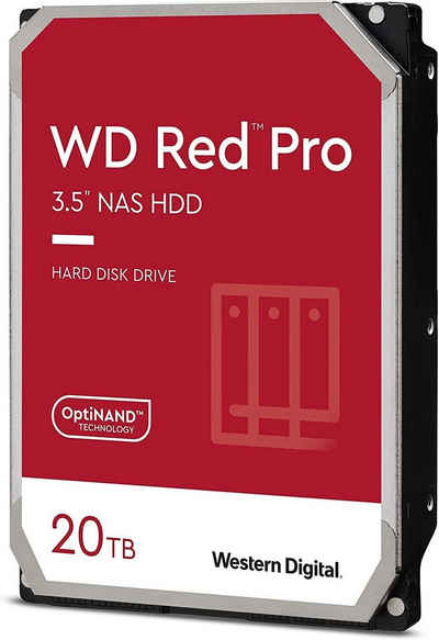 Western Digital WD Red Pro 20TB HDD-NAS-Festplatte (20TB) 3,5"