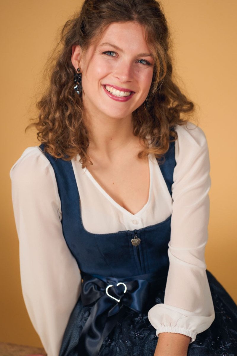 Dirndl Midi Dirndl 2tlg. - ISA - deep ocean