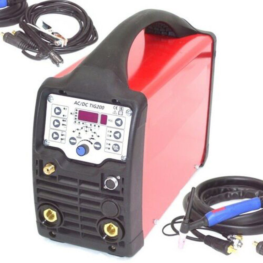Apex Inverterschweißgerät WIG SCHWEIßGERÄT AC/DC 200 INVERTER 13740 ALU DIGITAL
