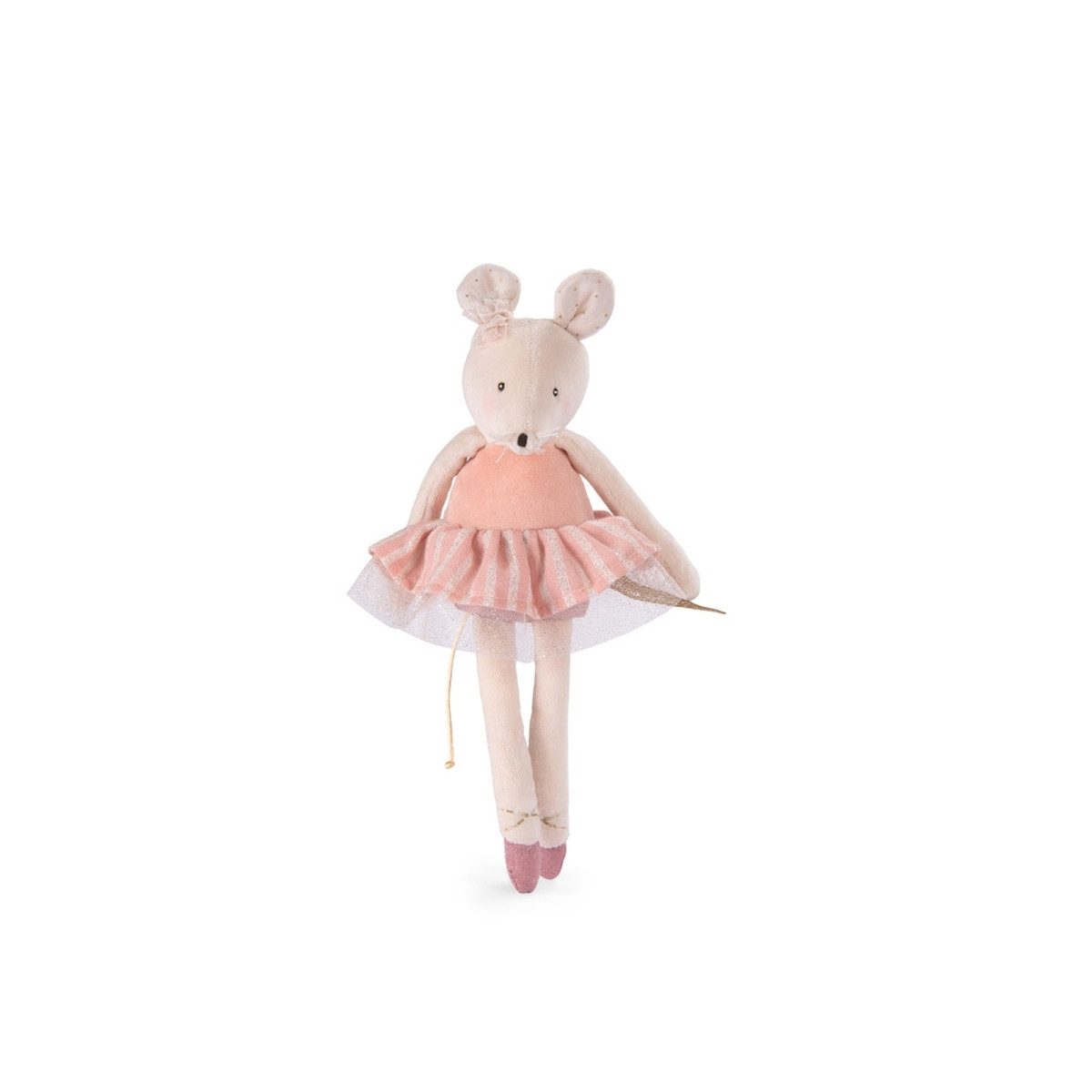 Moulin Roty Kuscheltier Plüschtier Maus rosa weiches Kuscheltier für Babys und Kinder (1-St)