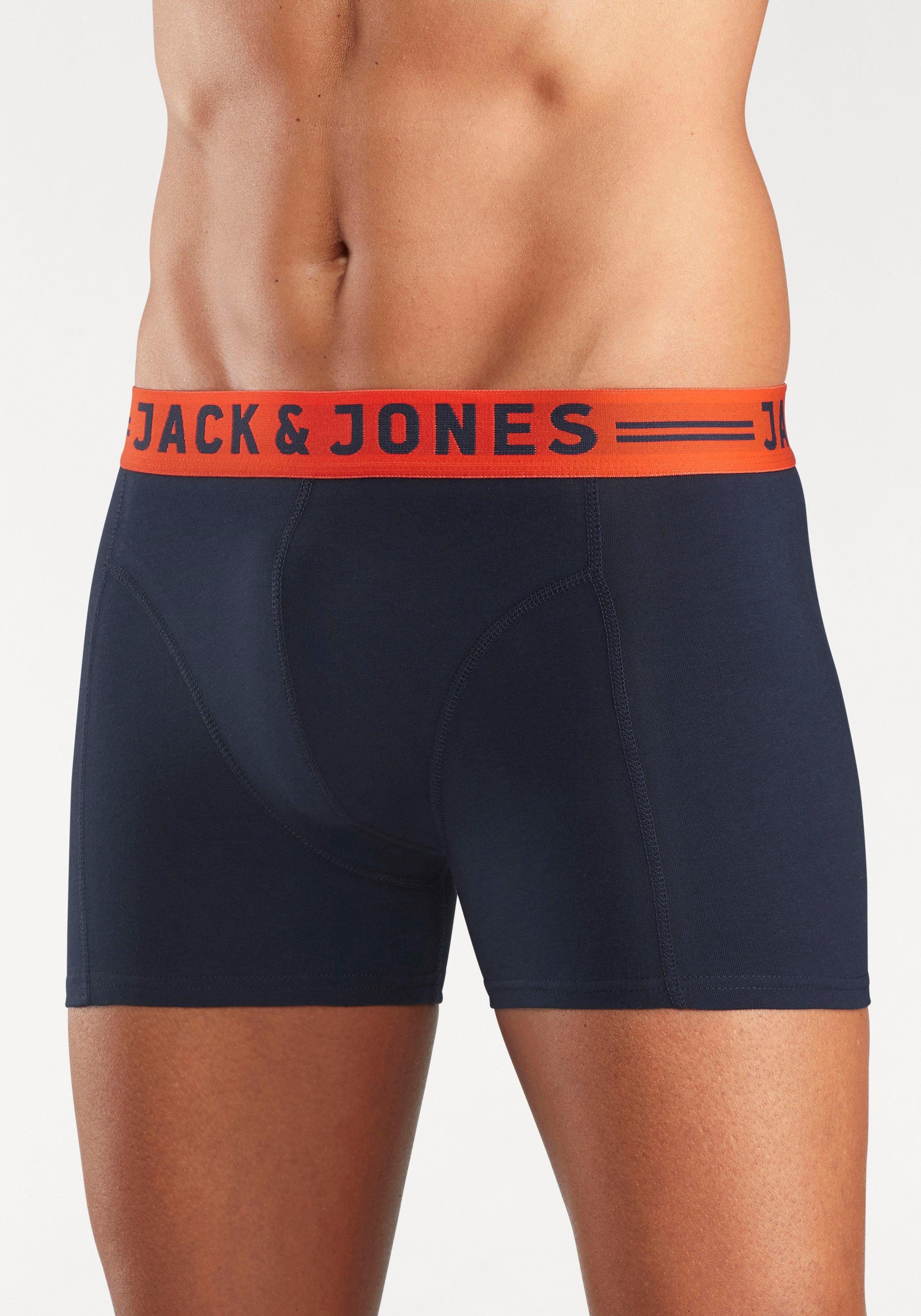 Jack & Jones Trunk JACLICHFIELD TRUNKS 3 PACK NOOS (Packung, 3-St) Baumwollmischung, elastischer Bund