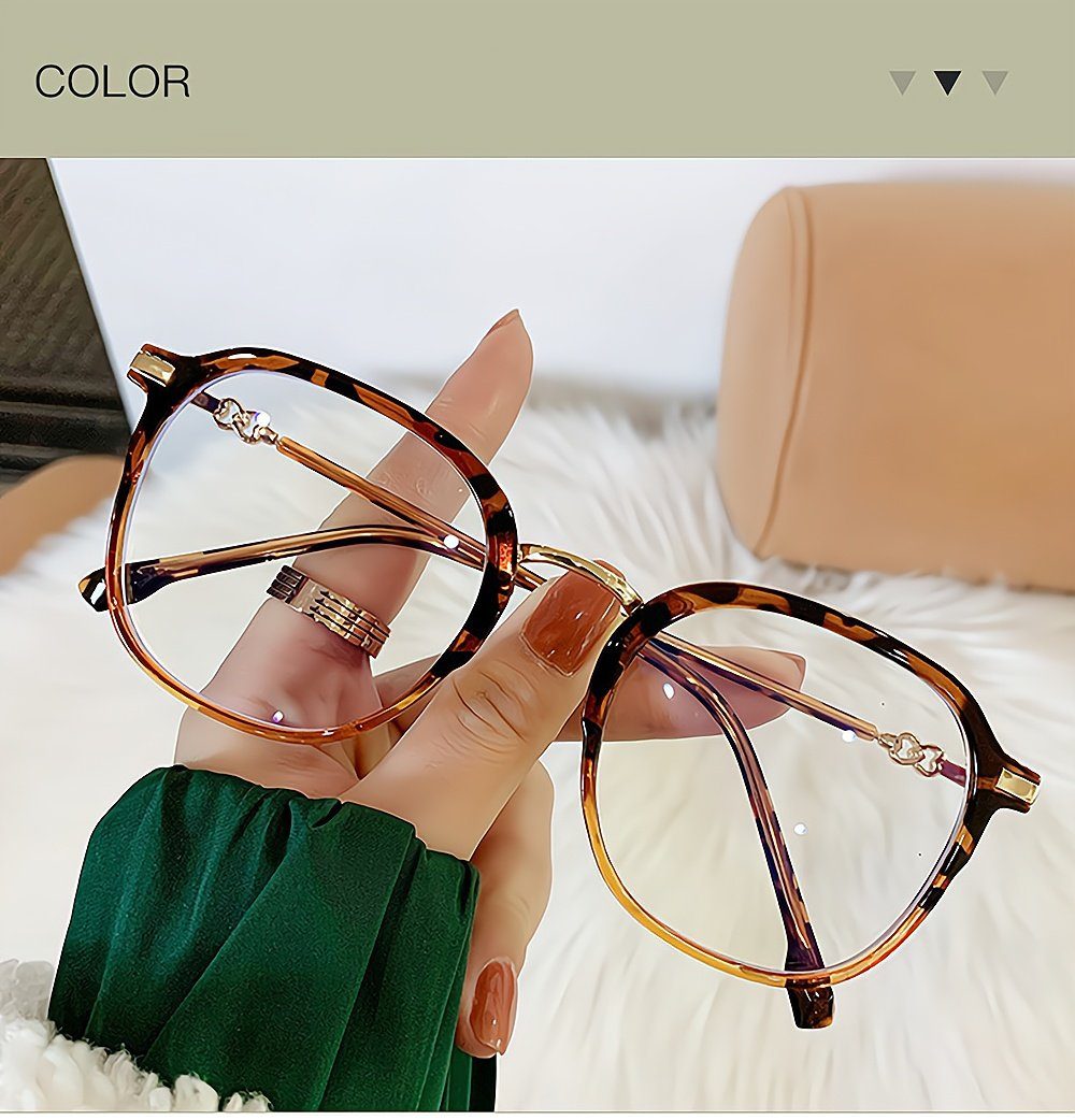 PACIEA Lesebrille Damen Blaulichtfilter Oversized Computer Gaming Schutz Anti-Müdigkeit