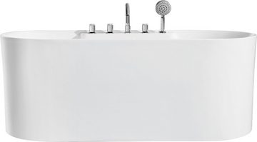 JVmoebel Badewanne Standbadewanne Badezimmer Acryl Badewanne Wanne Weiß Zeitgenössisch, (1-tlg), Made in Europa