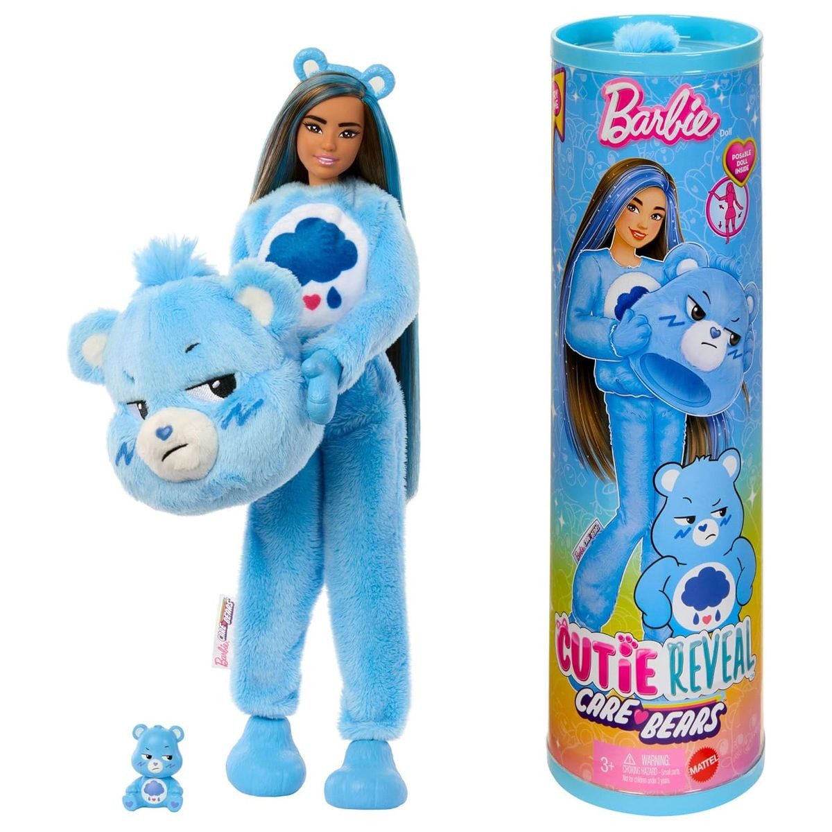 Anziehpuppe MattelJCN96-Barbie-CutieReveal-GlÃ¼cksbÃ¤rchis-Brumm-BÃ¤rchi-Puppe&10Ã