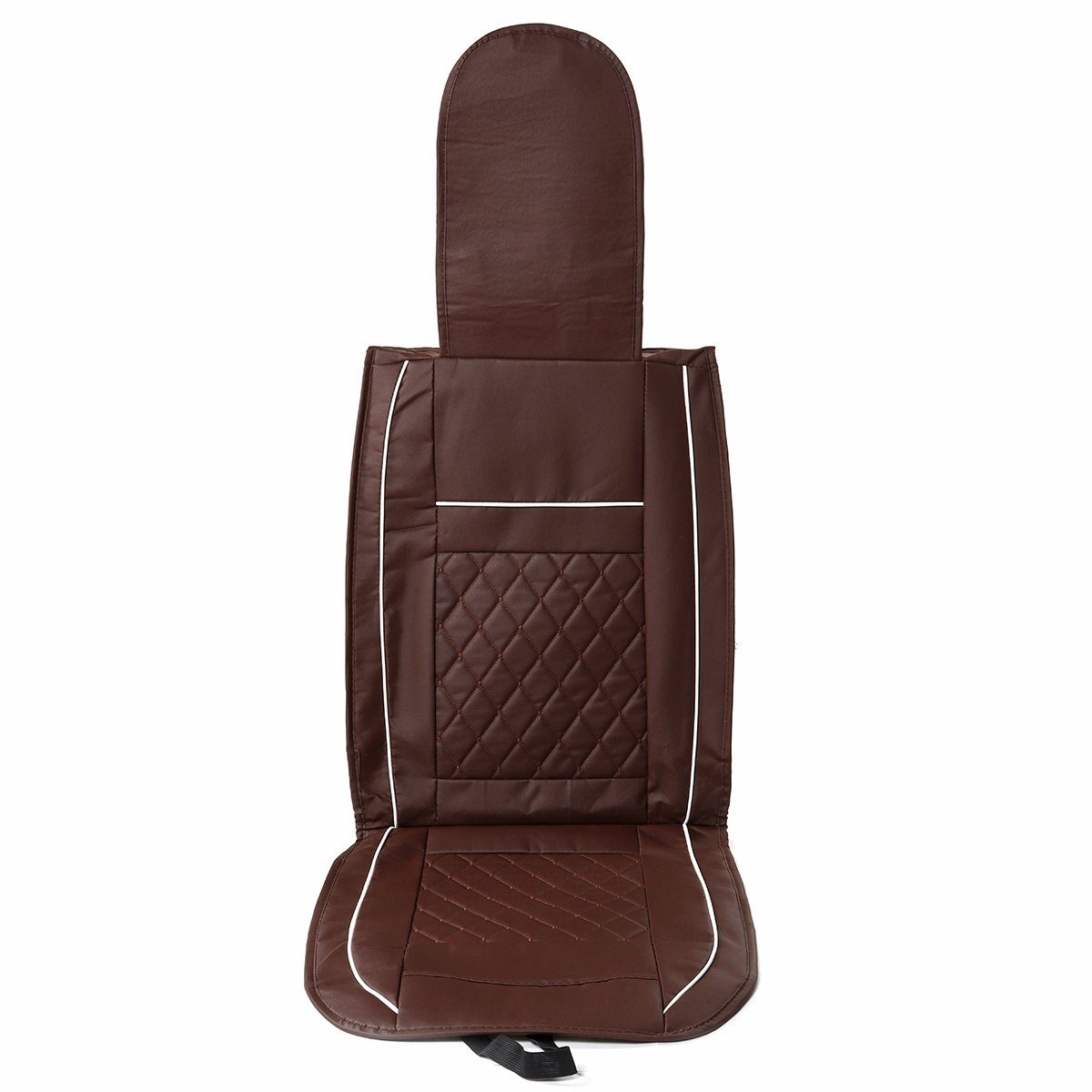 Elegant Braun Sitzbezüge Schonbezüge Kunstleder Wasserdicht für vordere  Sitze