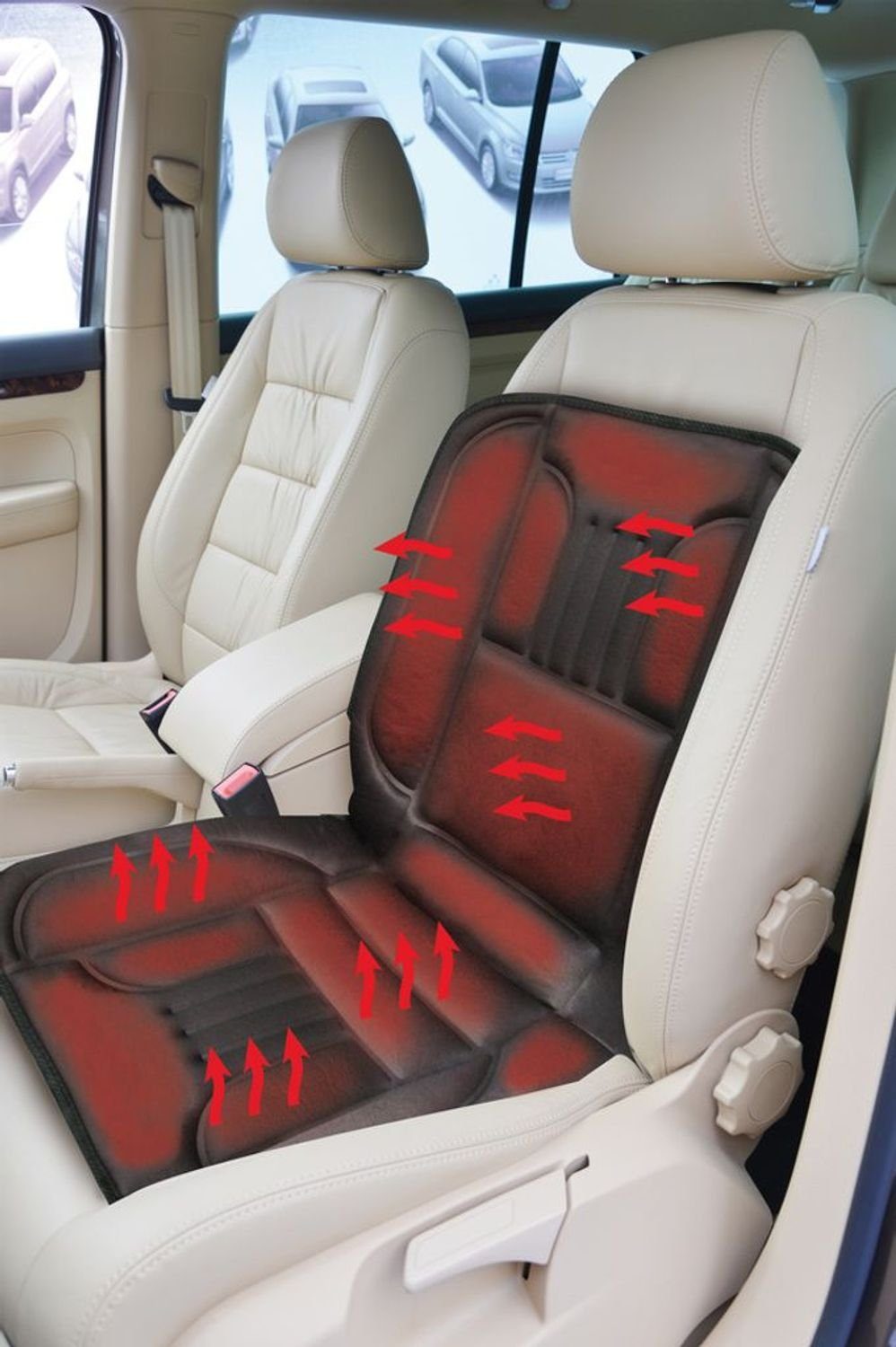 Sitzheizung Auto 12V Comfort-Plus beheizbare Sitzauflage