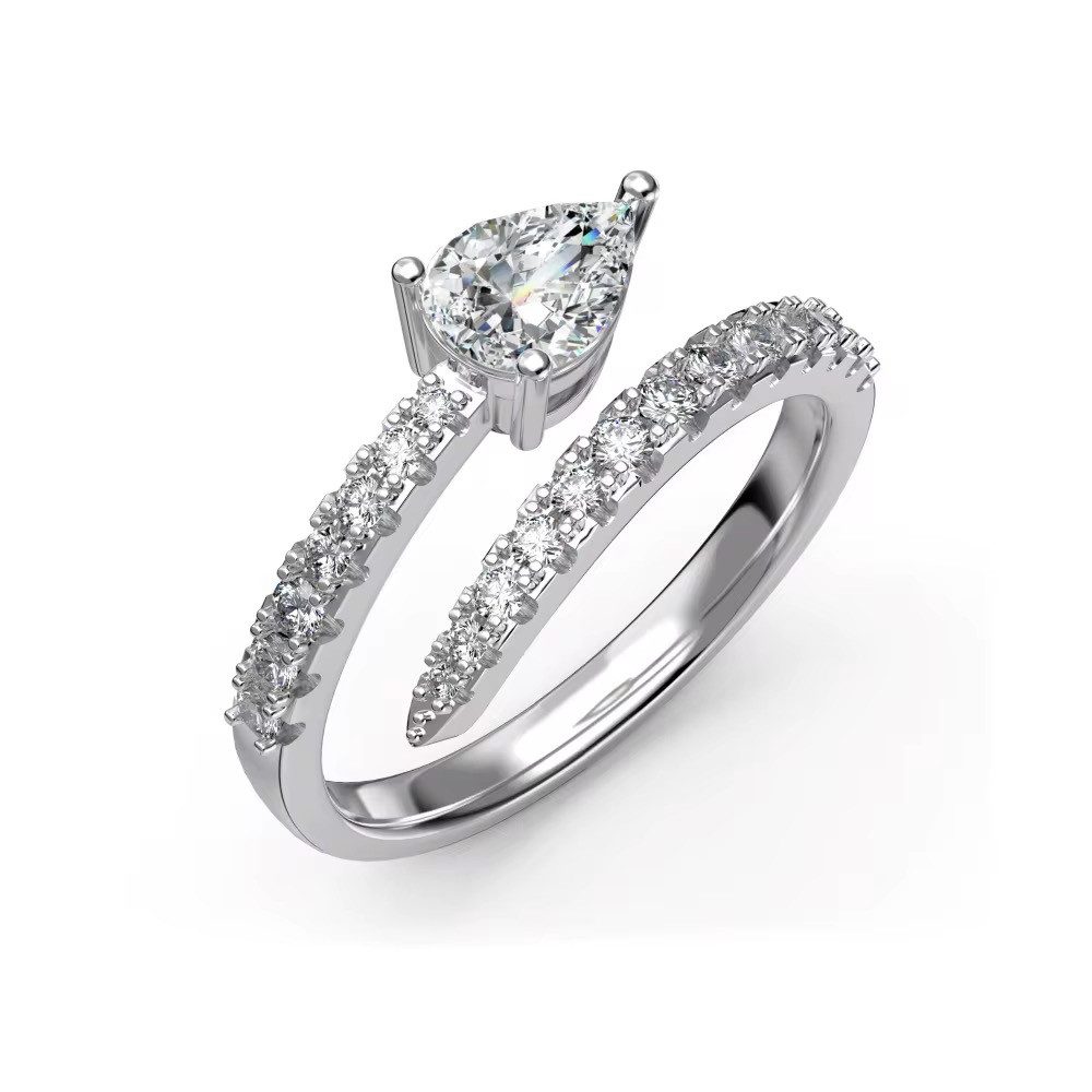ROUGEMONT Solitärring Exquisiter Damen Ring Solitärring günstig online kaufen