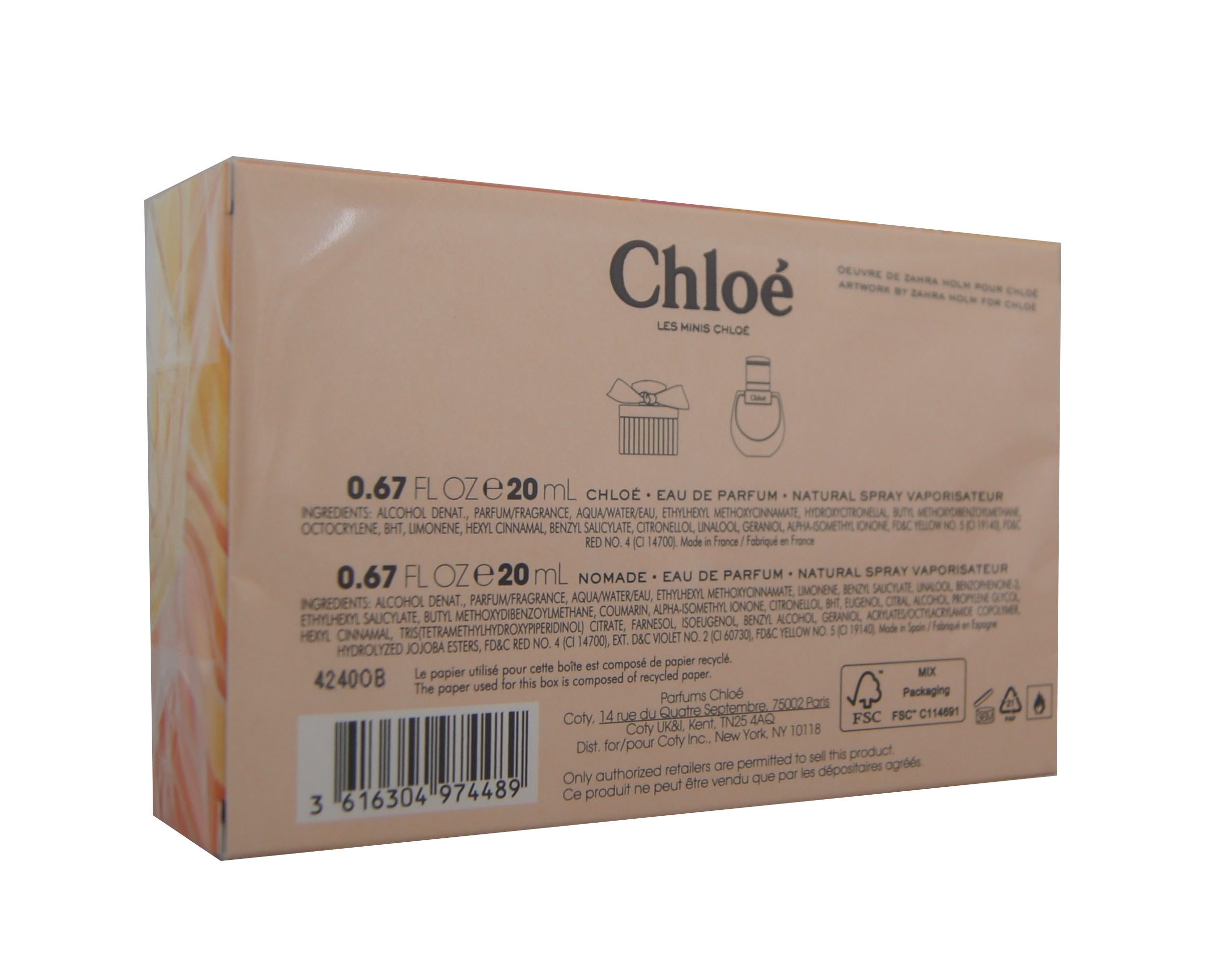 Chloé Eau de Parfum Chloe Signature Eau de Parfum 20ml + Chloe Nomade Eau de Parfum 20ml, 1-tlg.
