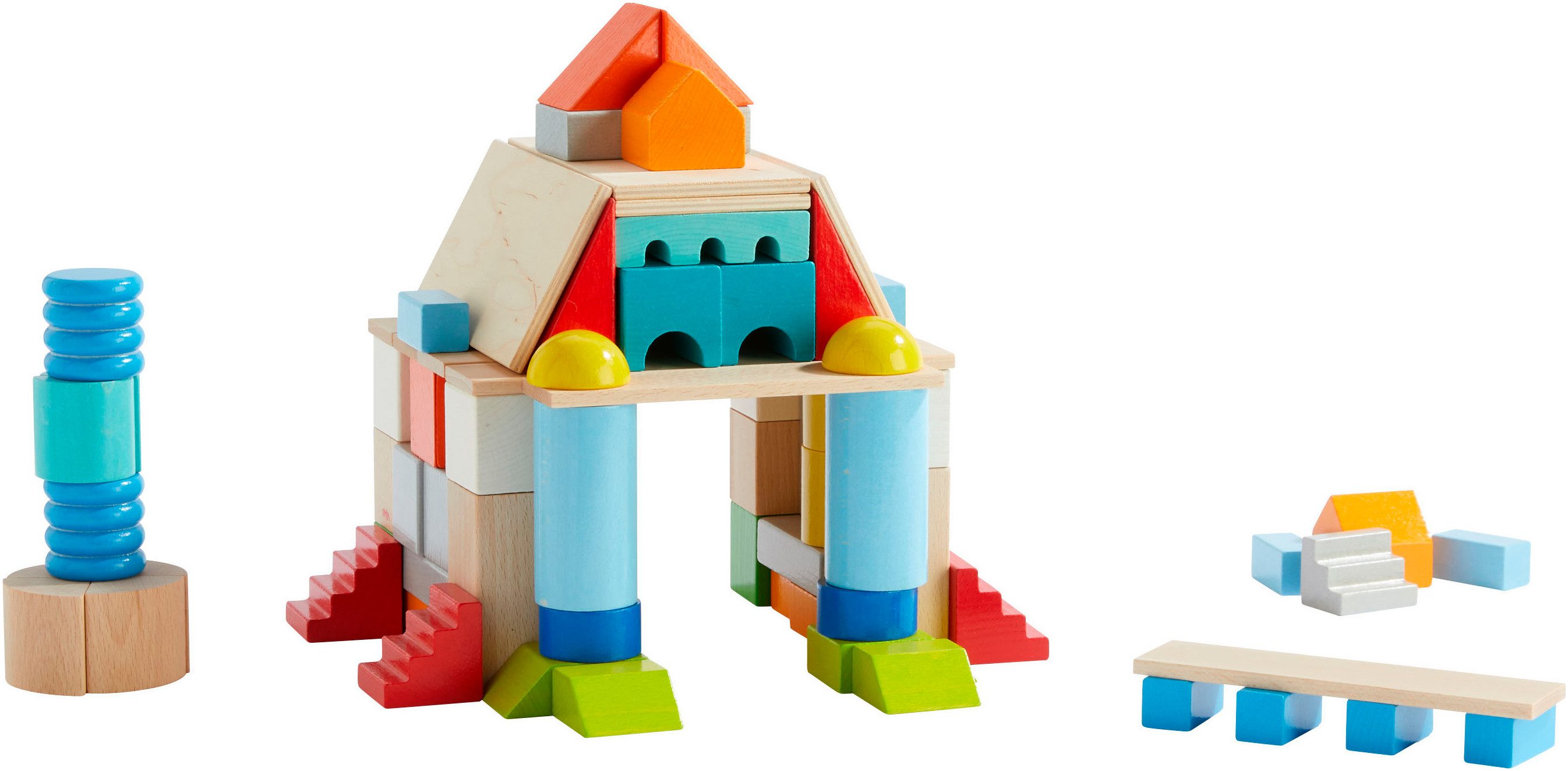Haba Bausteine-Set Basis Spielbausteine, Made in Germany; inkl. Aufbewahrungstasche
