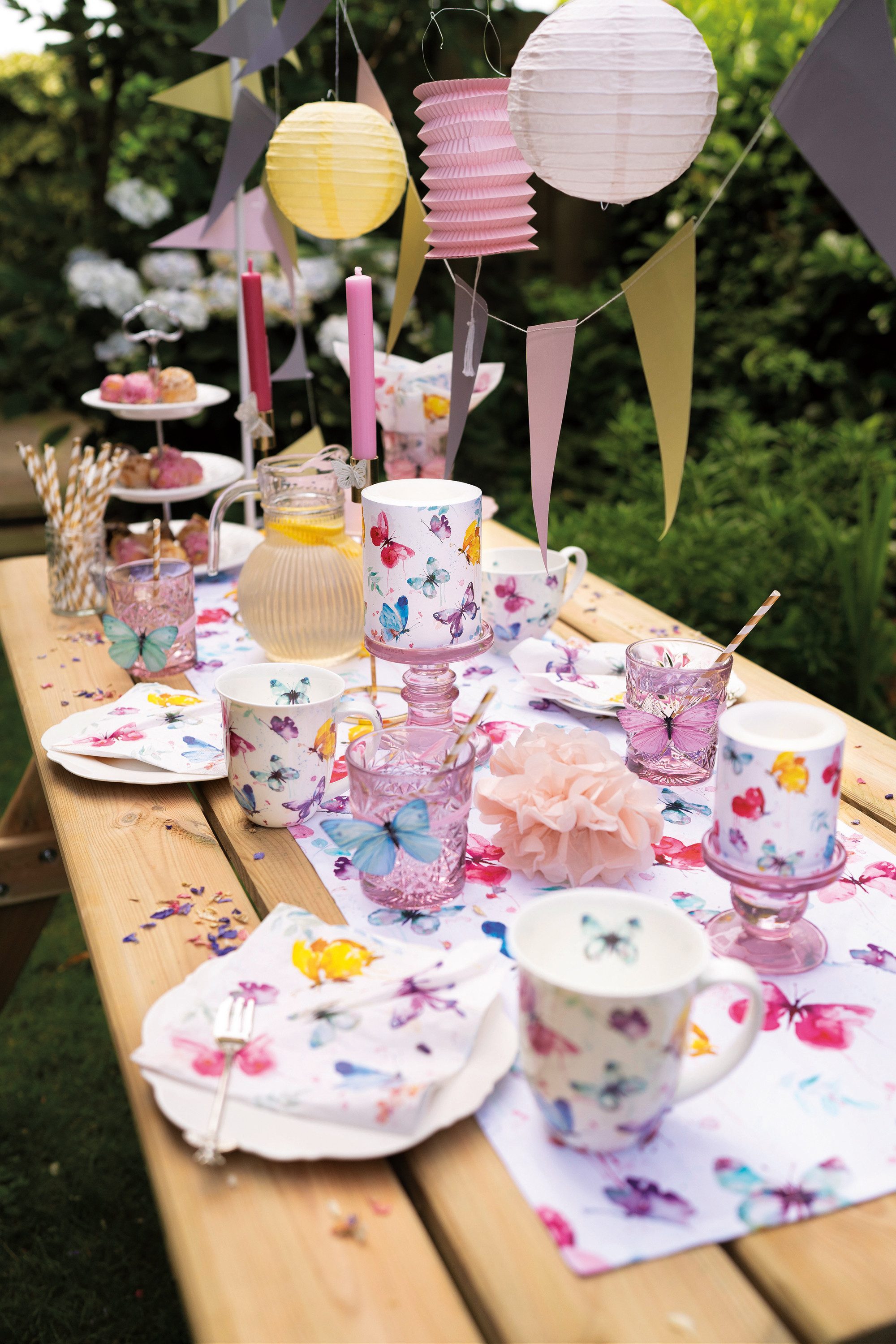 Ambiente® Geschirrtuch Butterfly collection, (2-tlg., 2-teilig), günstig online kaufen