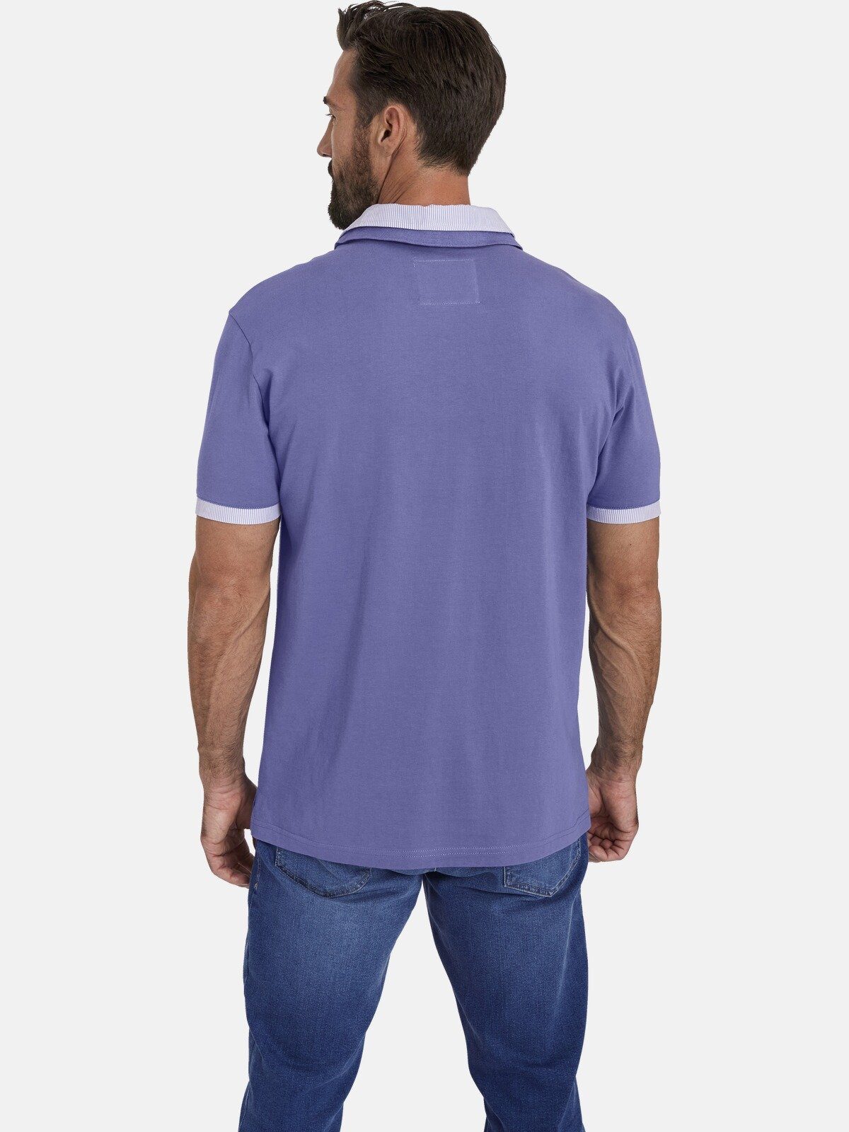 Jan Vanderstorm Poloshirt TAADE mit Doppelkragen, günstig online kaufen