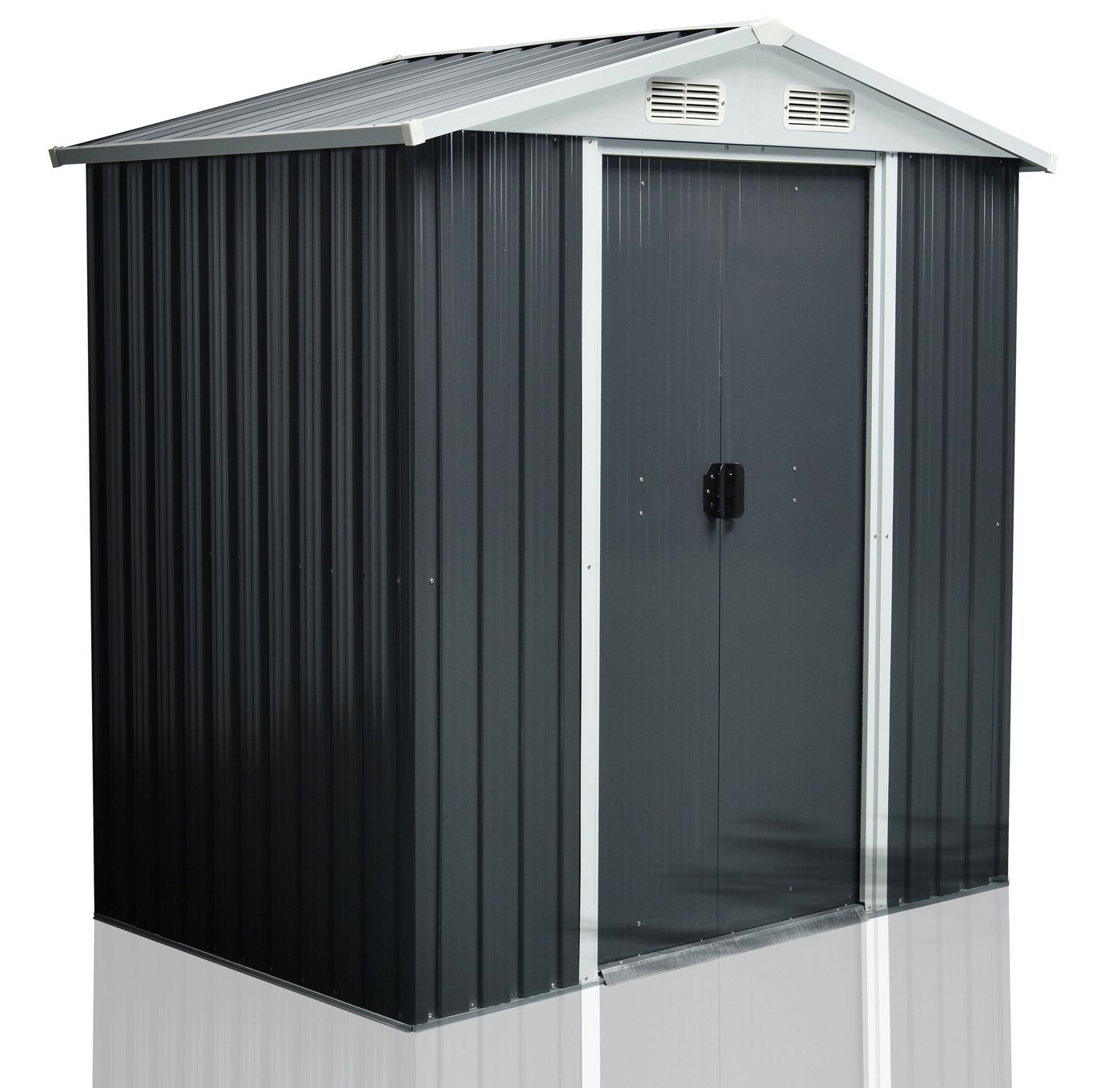 Thumbnail - Aileenstore Gerätehaus Safe, BxT: 204x131 cm, (2 Belüftungsgitter, Schiebetüren)